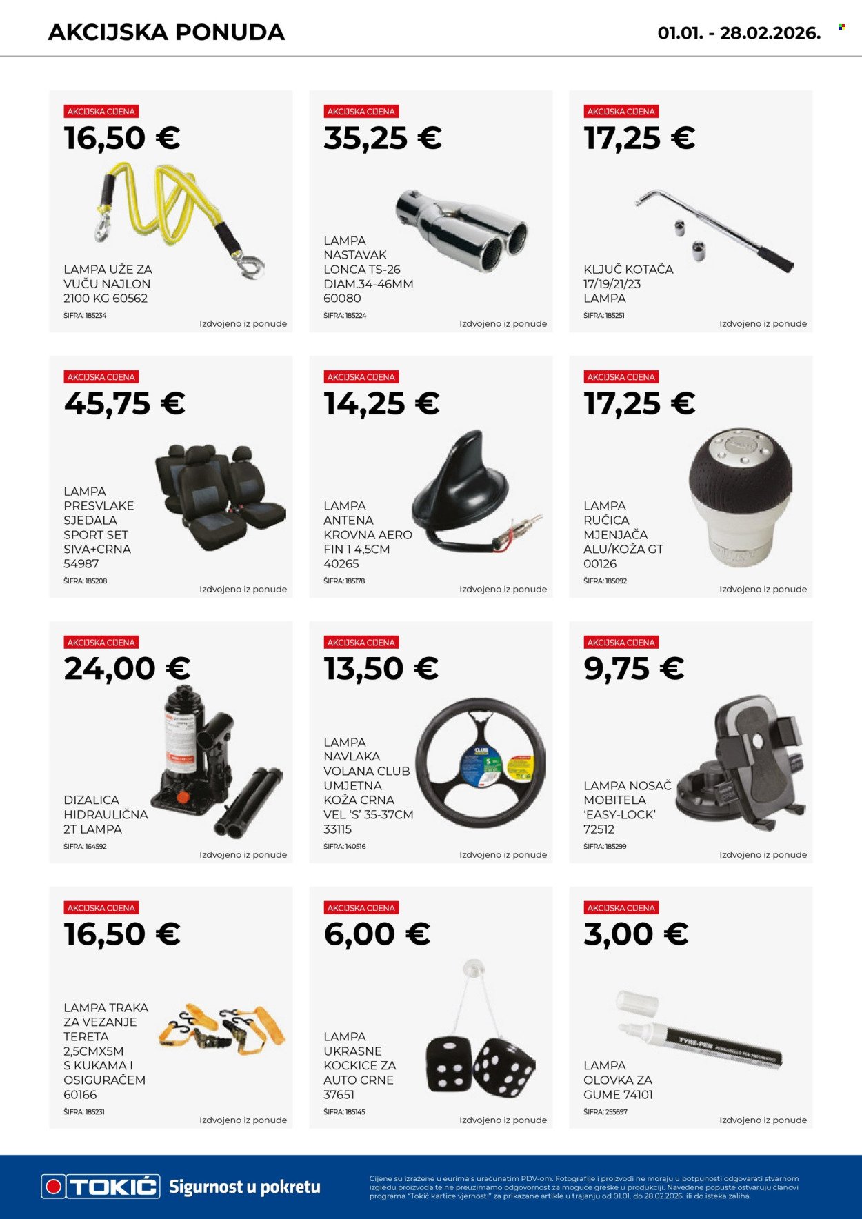 TOKIĆ katalog - Akcijski letak siječanj/veljača 2026