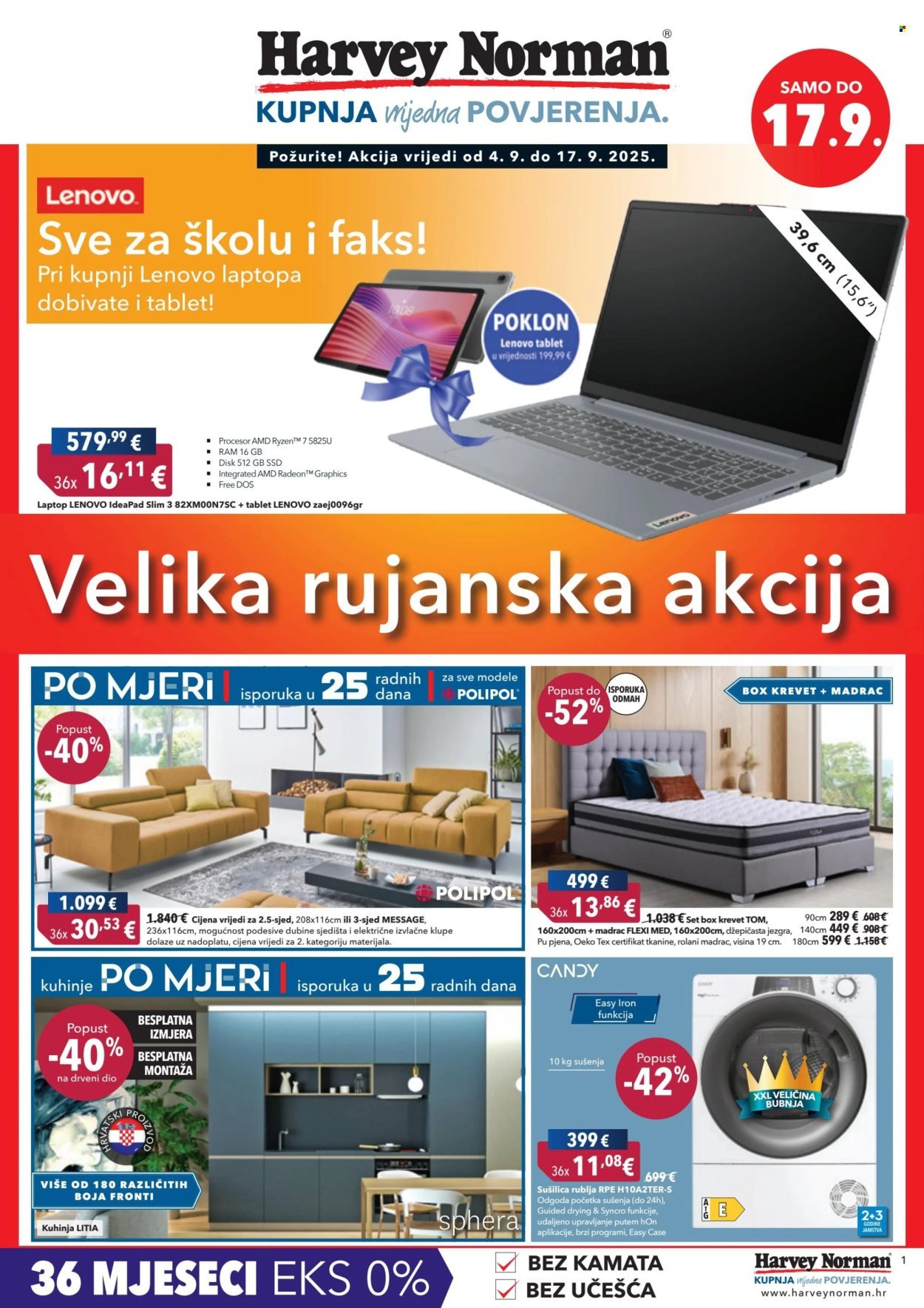 HARVEY NORMAN katalog - Velika rujanska akcija