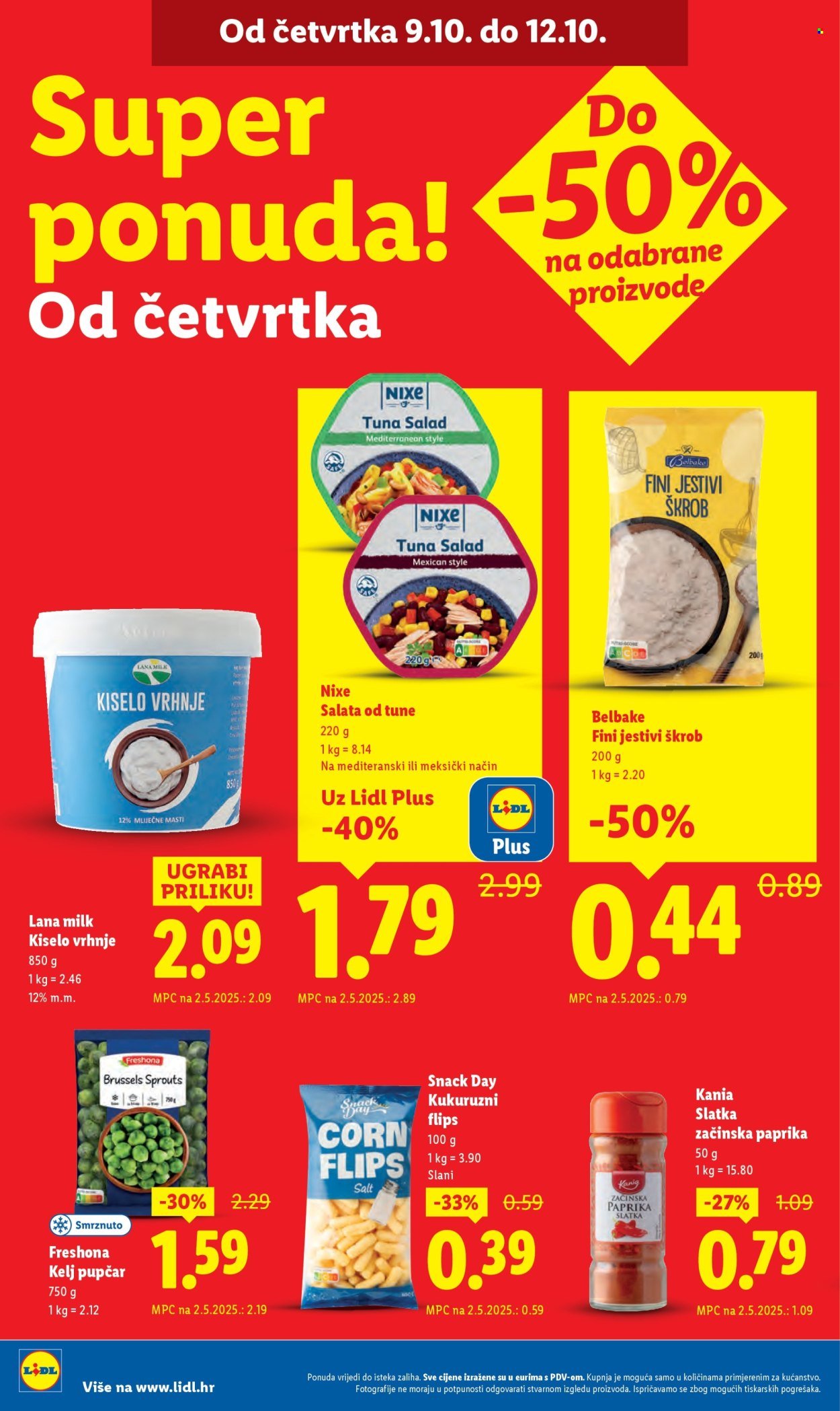 LIDL katalog - Od četvrtka 09.10.2025.