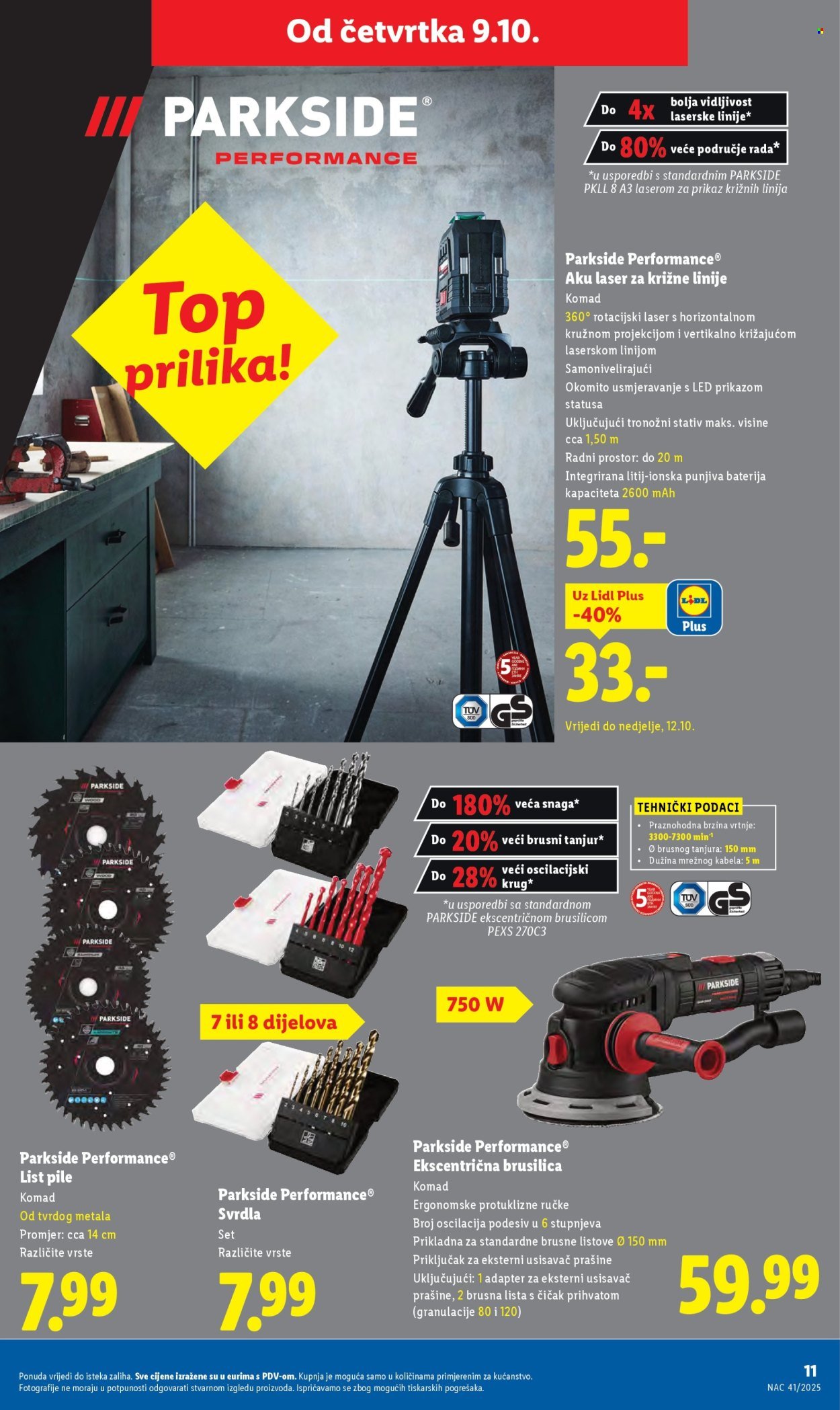LIDL katalog - Od četvrtka 09.10.2025.