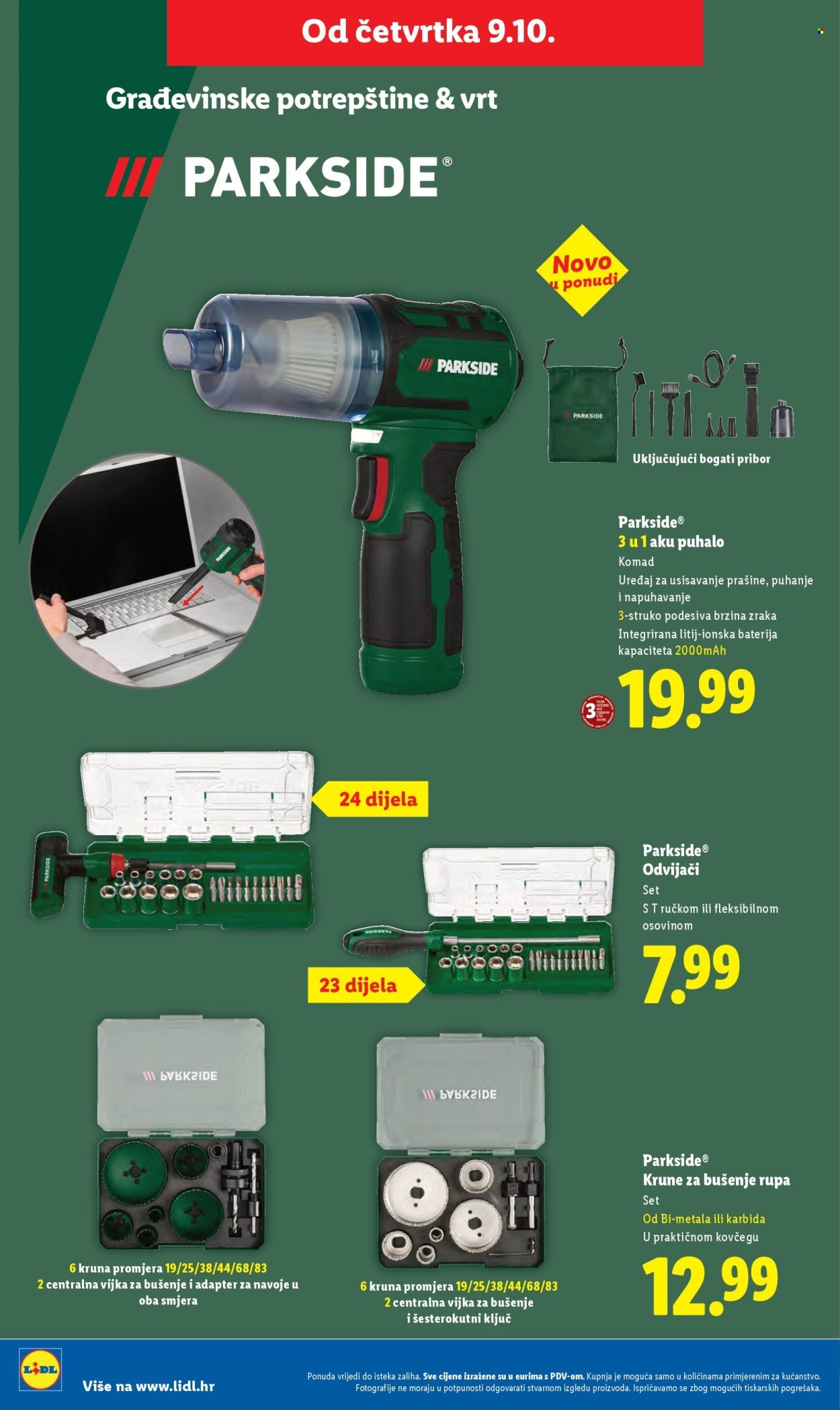 LIDL katalog - Od četvrtka 09.10.2025.