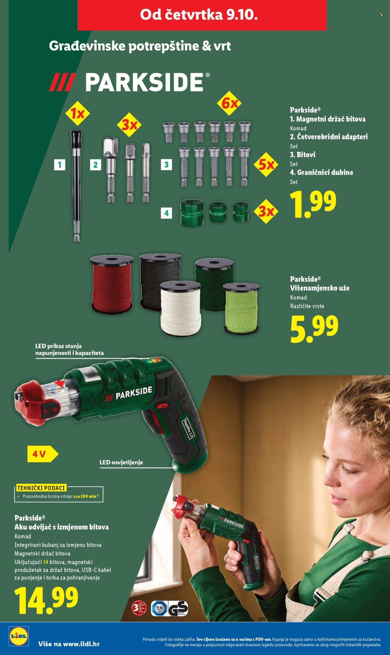 LIDL katalog - Od četvrtka 09.10.2025.