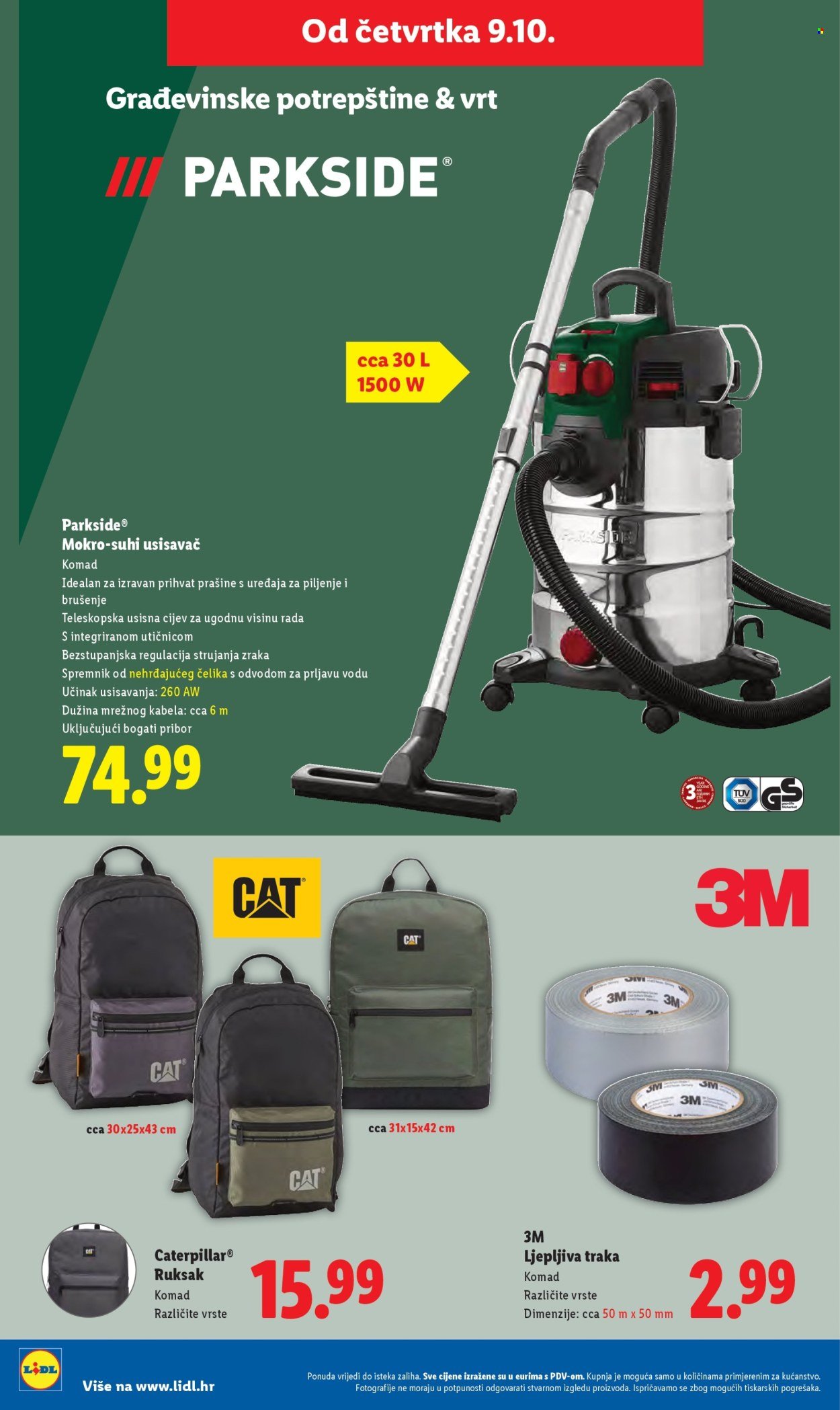 LIDL katalog - Od četvrtka 09.10.2025.