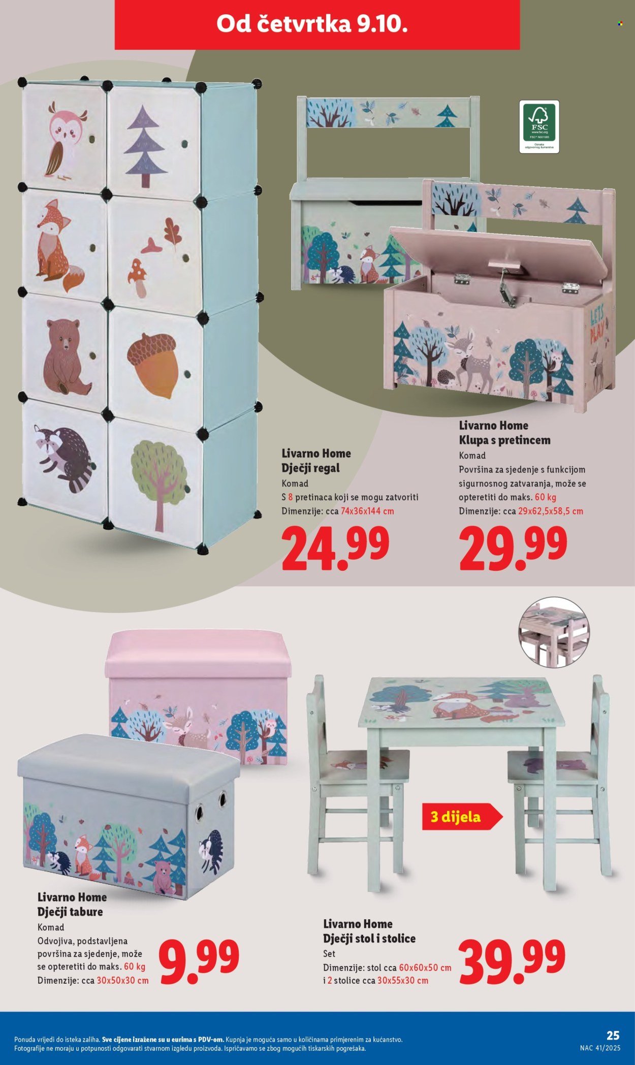 LIDL katalog - Od četvrtka 09.10.2025.