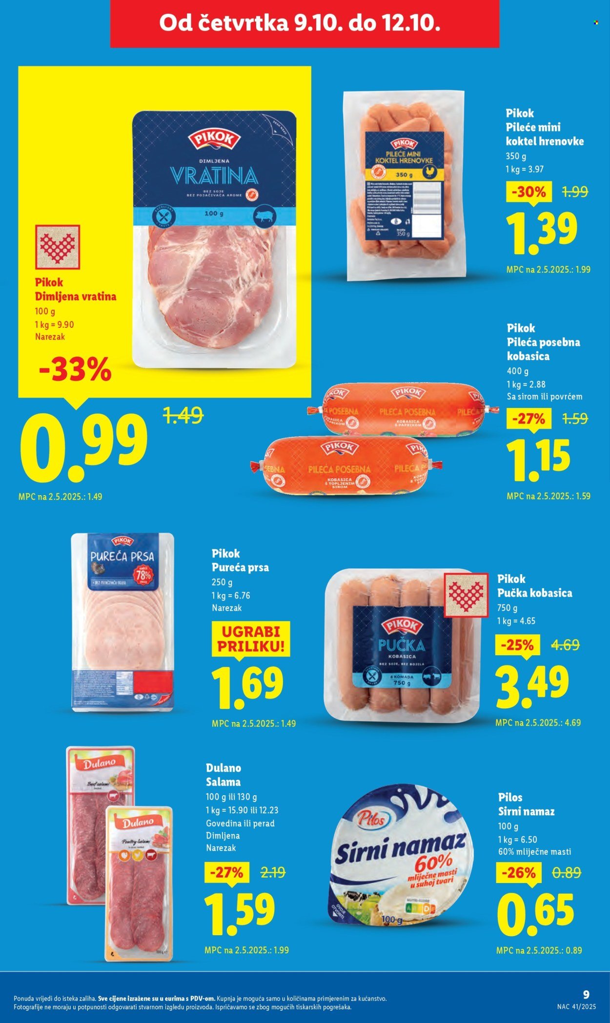 LIDL katalog - Od četvrtka 09.10.2025.