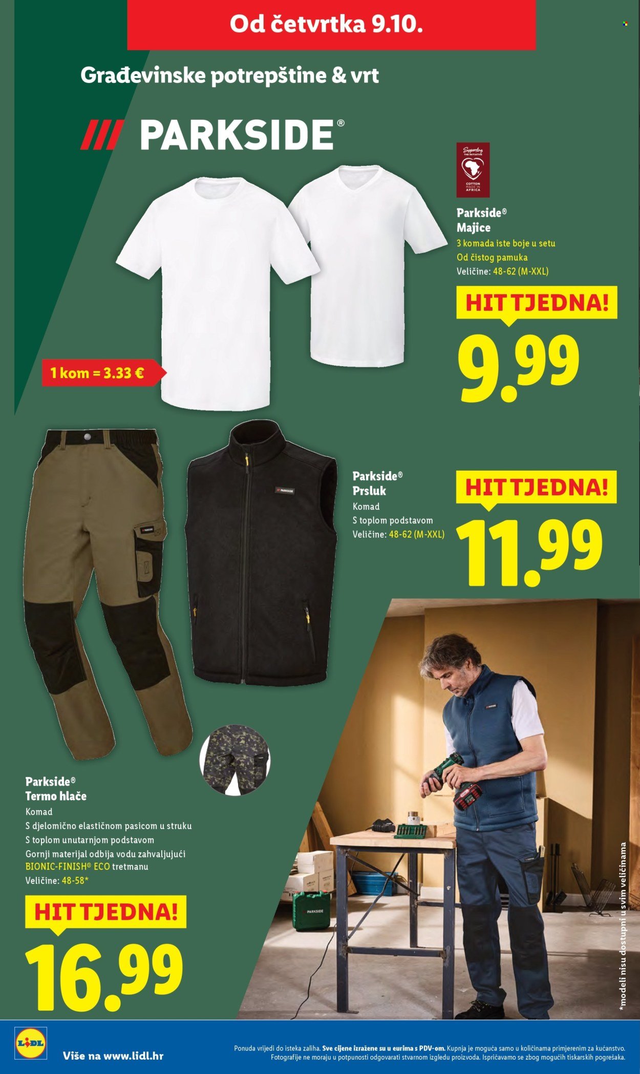 LIDL katalog - Od četvrtka 09.10.2025.