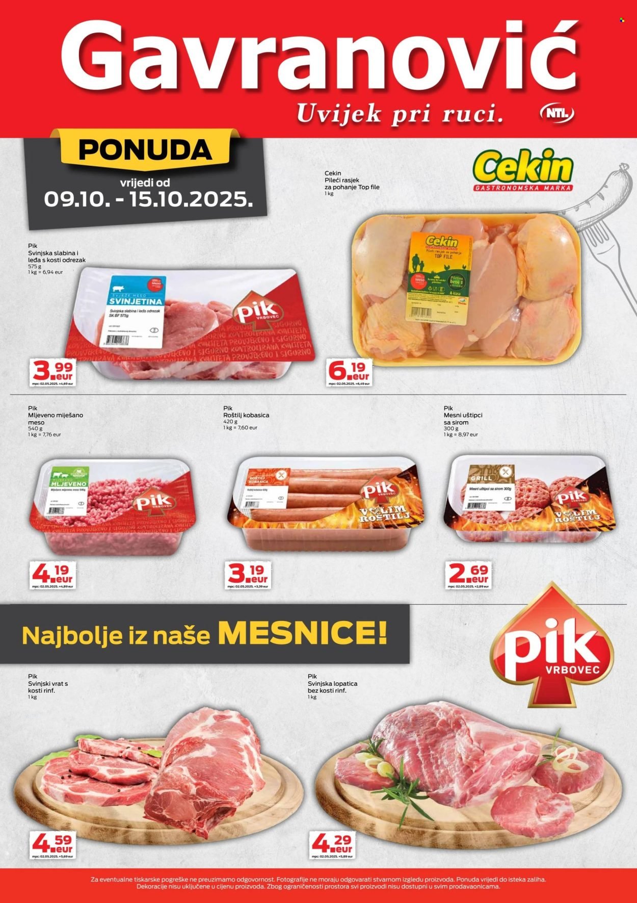 GAVRANOVIĆ katalog - Od četvrtka 09.10.2025.