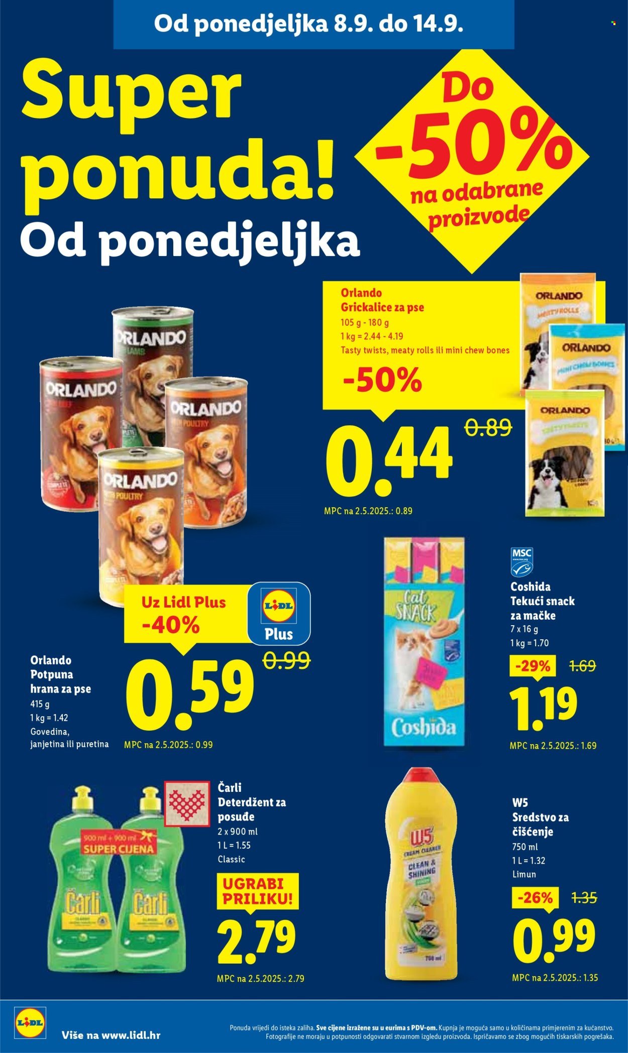 LIDL katalog - Od ponedeljka 08.09.2025.