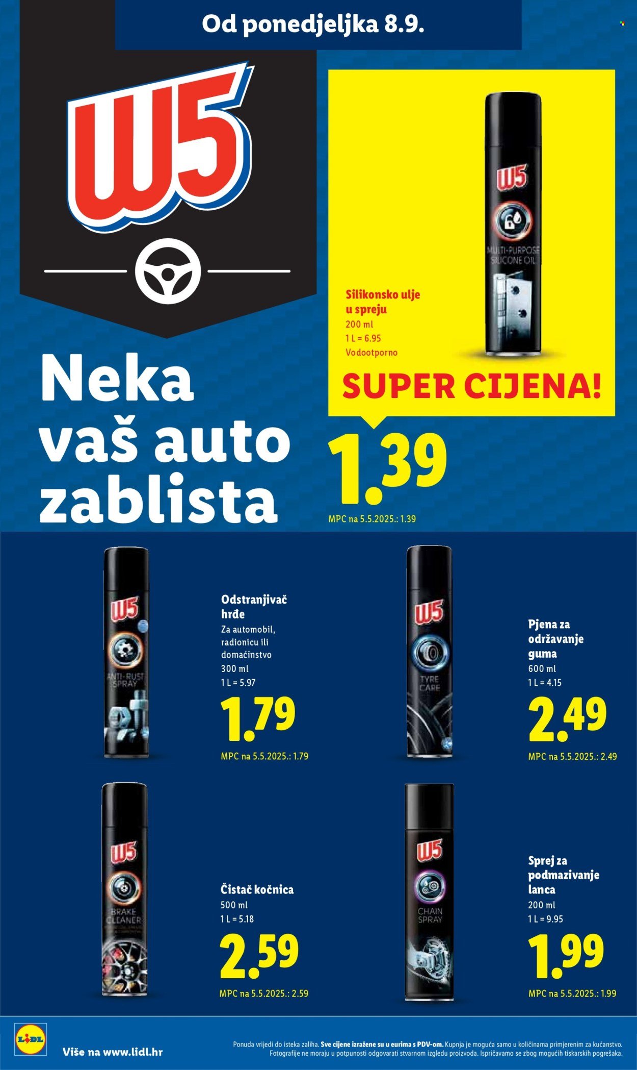 LIDL katalog - Od ponedeljka 08.09.2025.