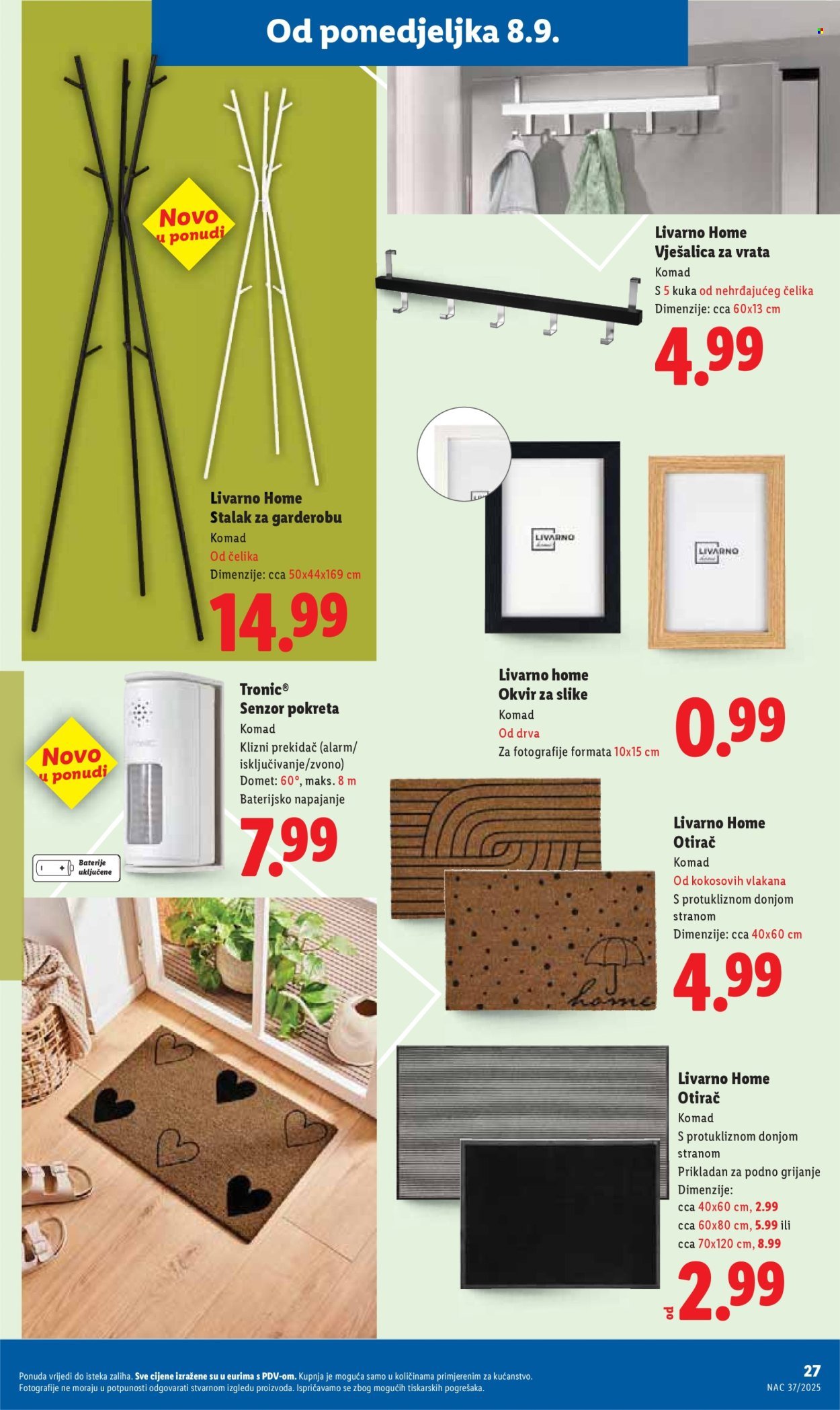 LIDL katalog - Od ponedeljka 08.09.2025.