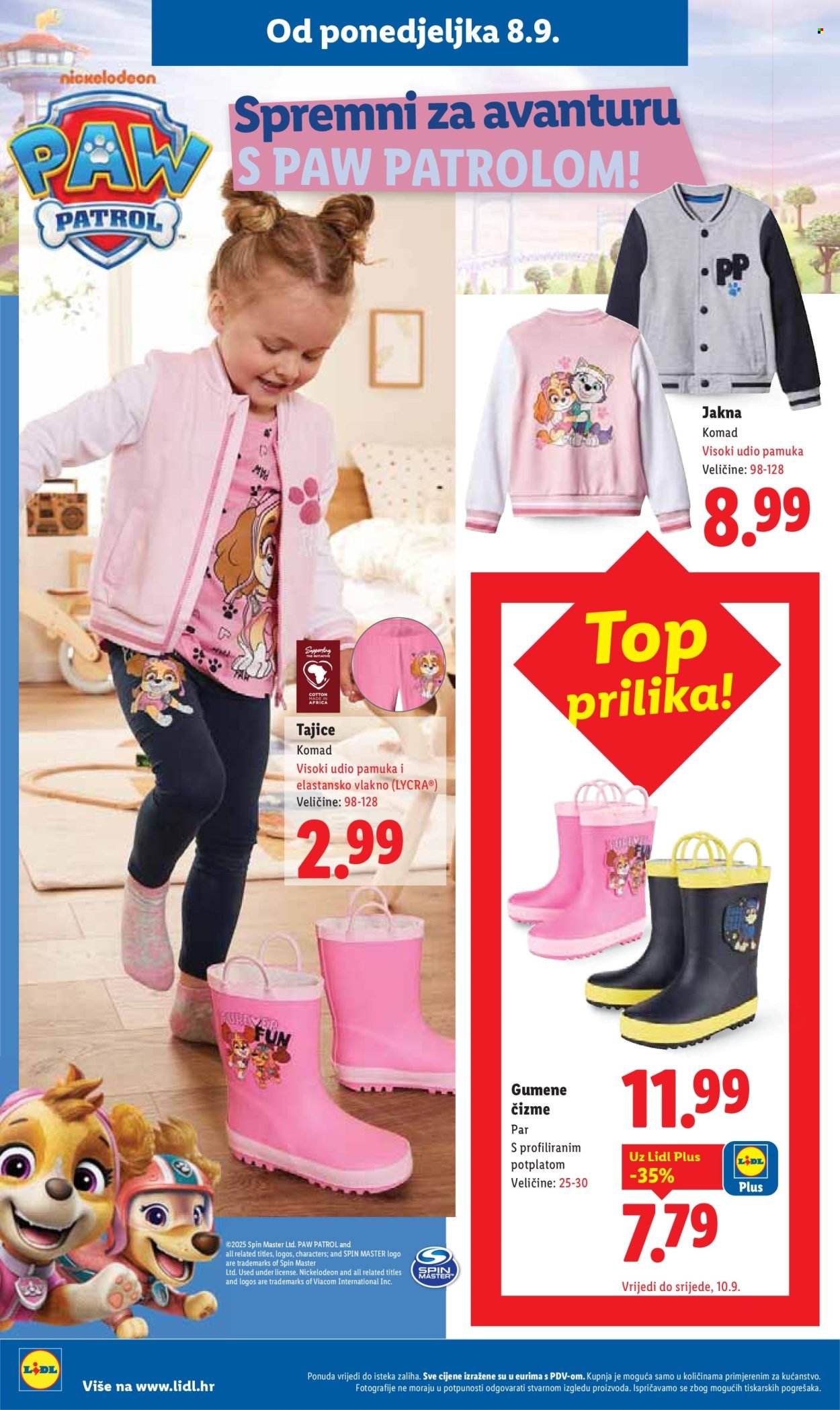 LIDL katalog - Od ponedeljka 08.09.2025.