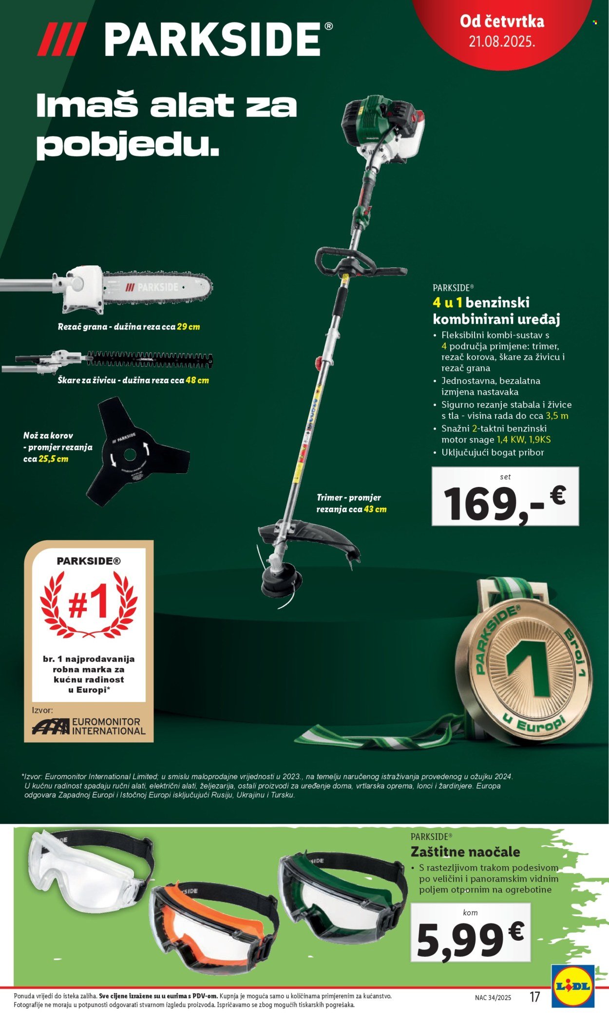 LIDL katalog - Od četvrtka 21.08.2025.