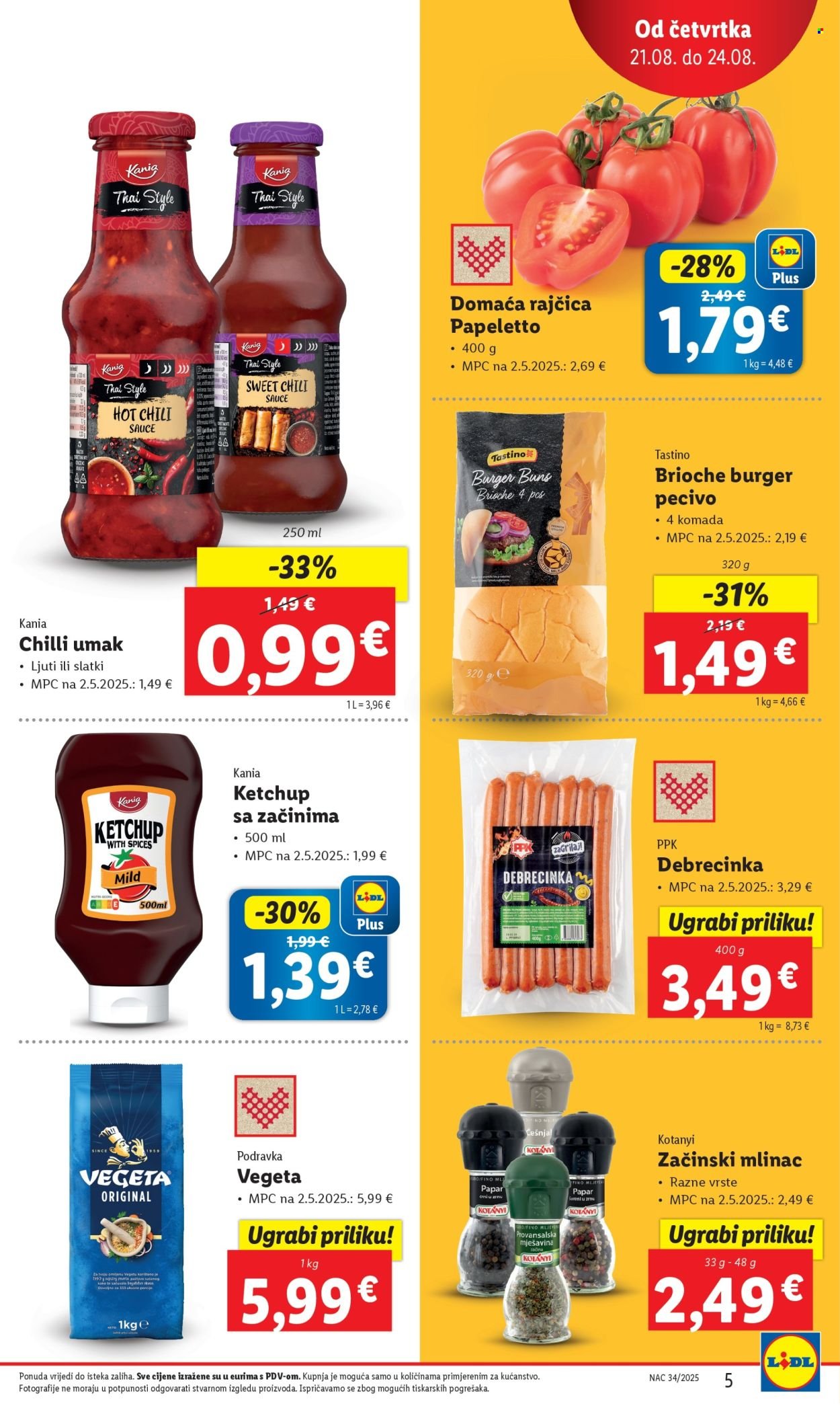 LIDL katalog - Od četvrtka 21.08.2025.
