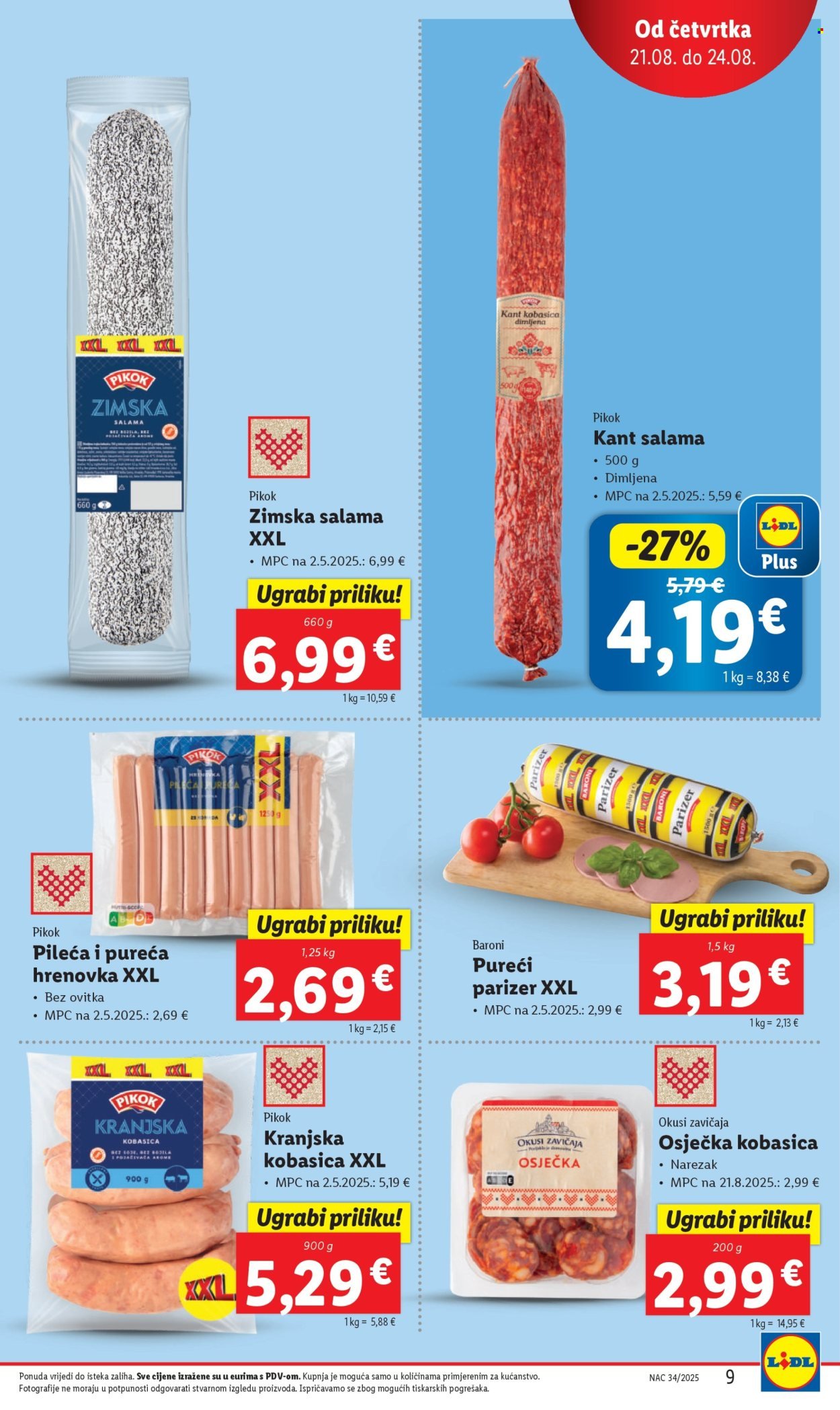 LIDL katalog - Od četvrtka 21.08.2025.