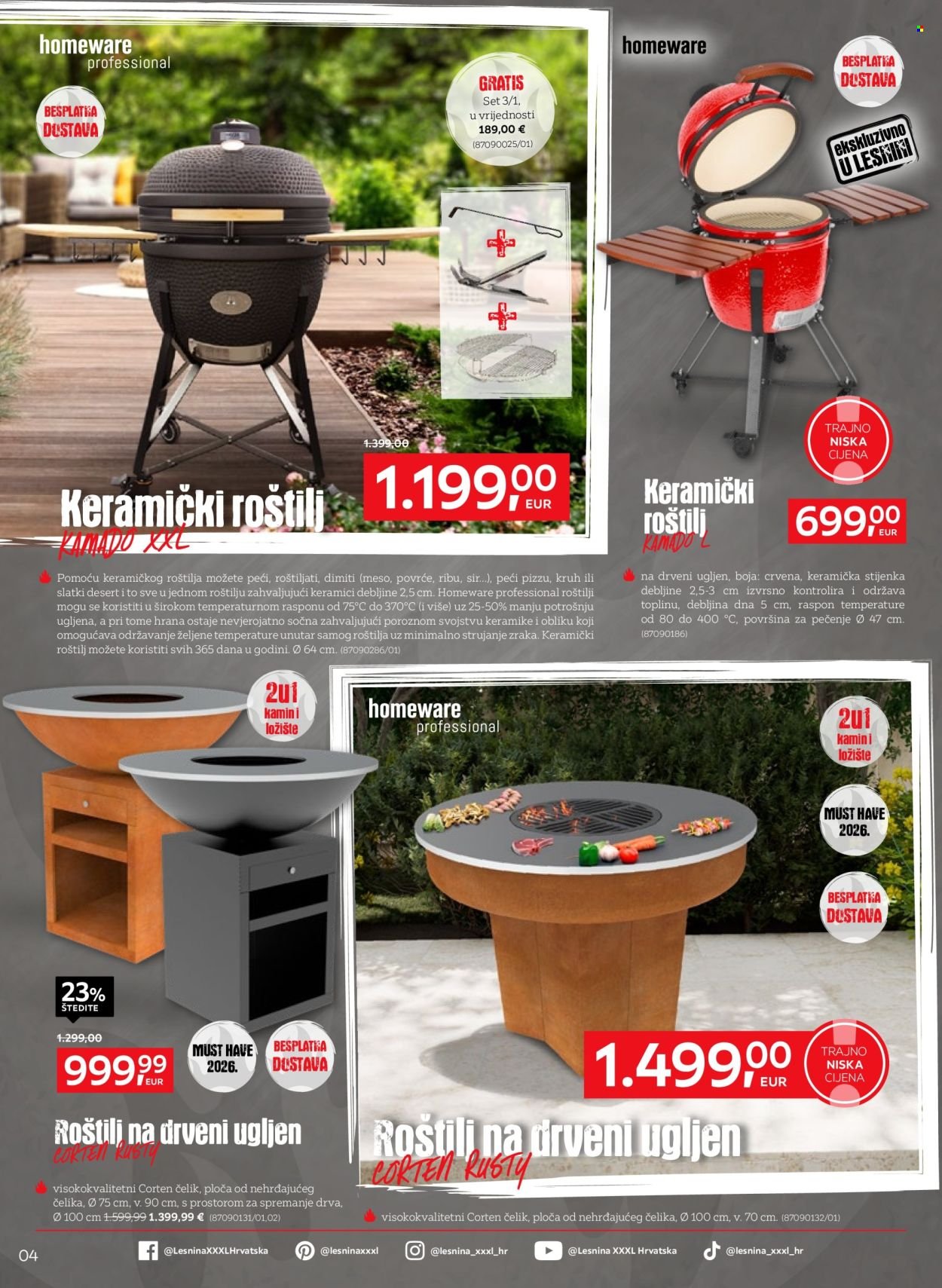 LESNINA katalog - Ljetne roštiljade