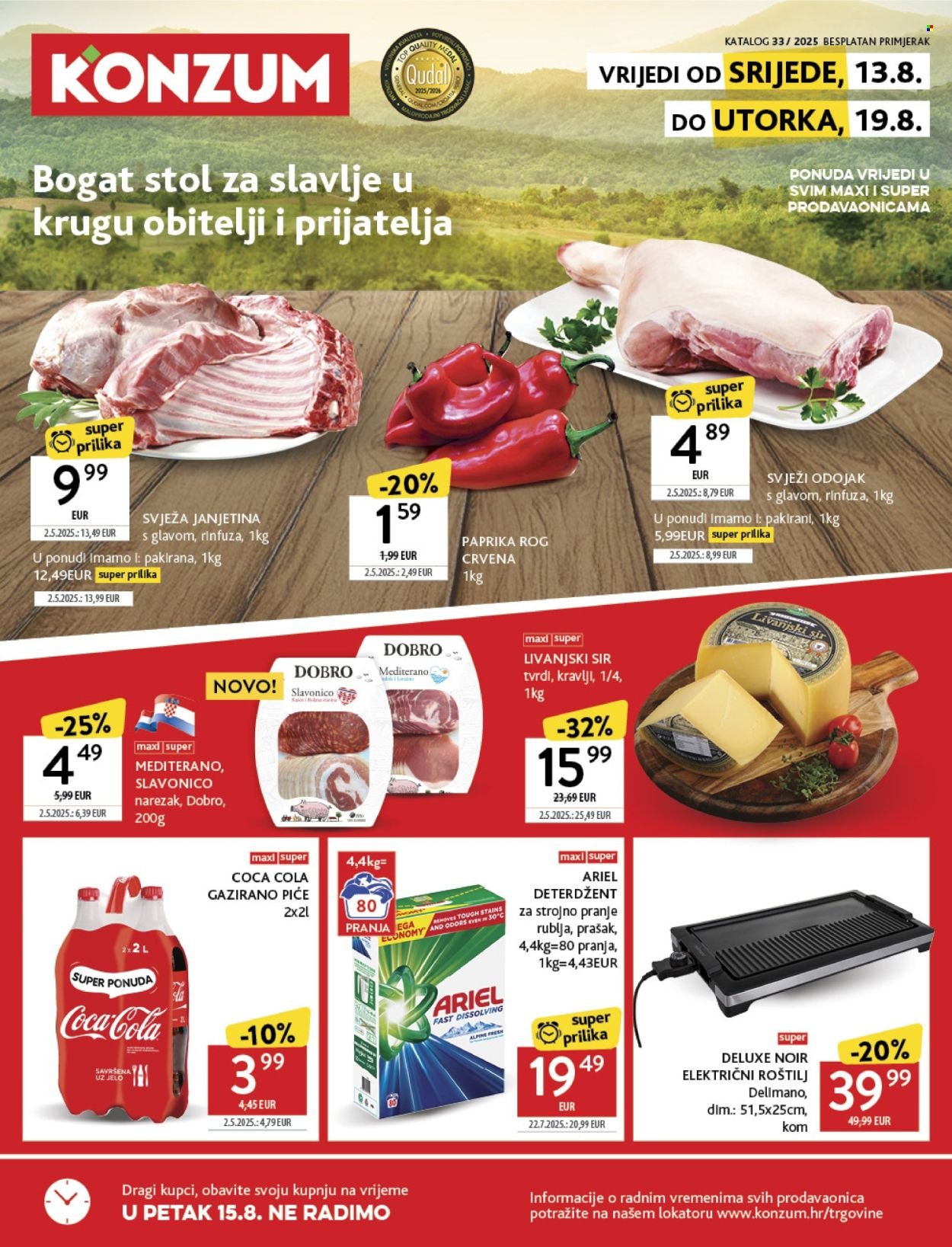 KONZUM katalog - Od srijede 13.08.2025.