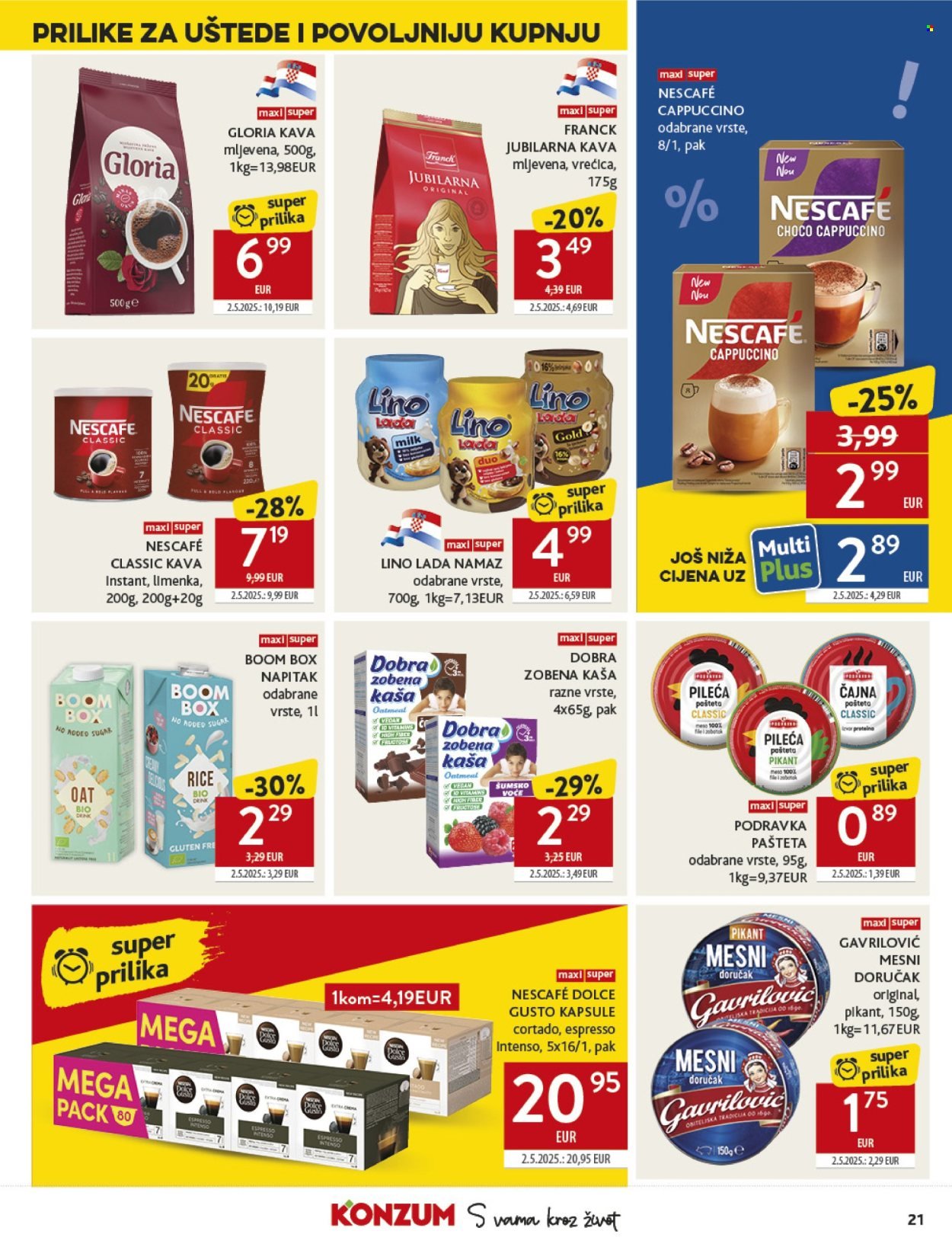 KONZUM katalog - Od srijede 13.08.2025.