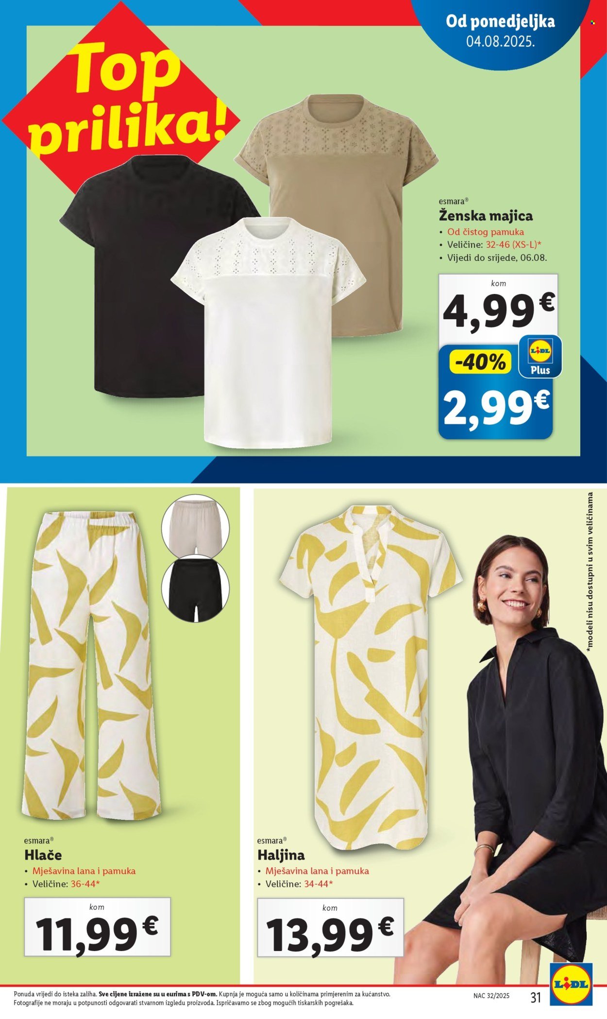 LIDL katalog - Od ponedeljka 04.08.2025.