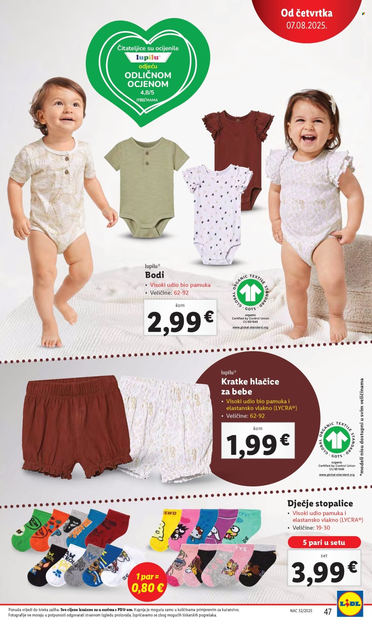 LIDL katalog - Od ponedeljka 04.08.2025.