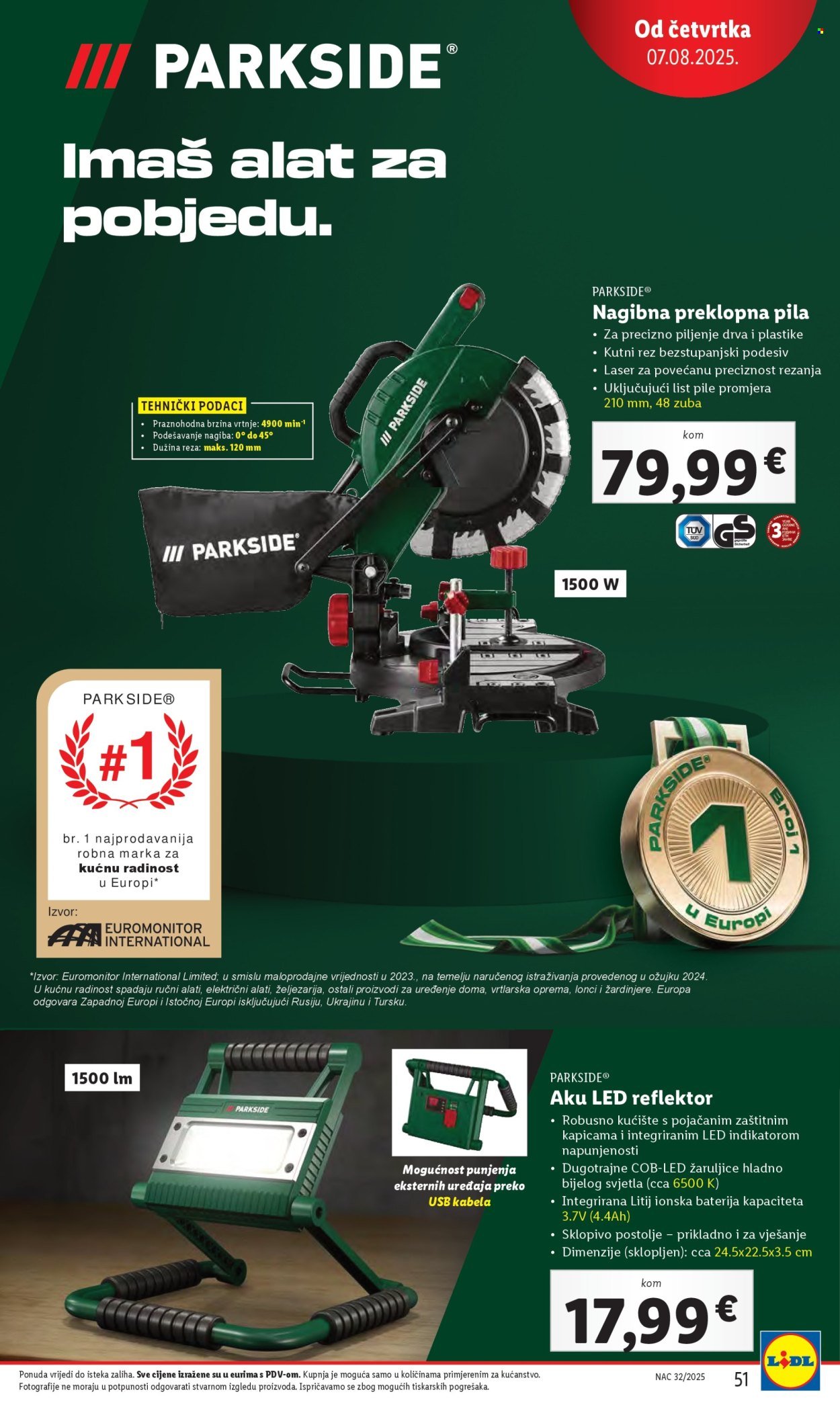 LIDL katalog - Od ponedeljka 04.08.2025.