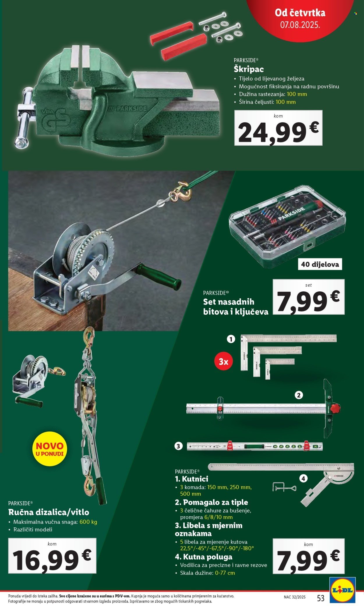 LIDL katalog - Od ponedeljka 04.08.2025.