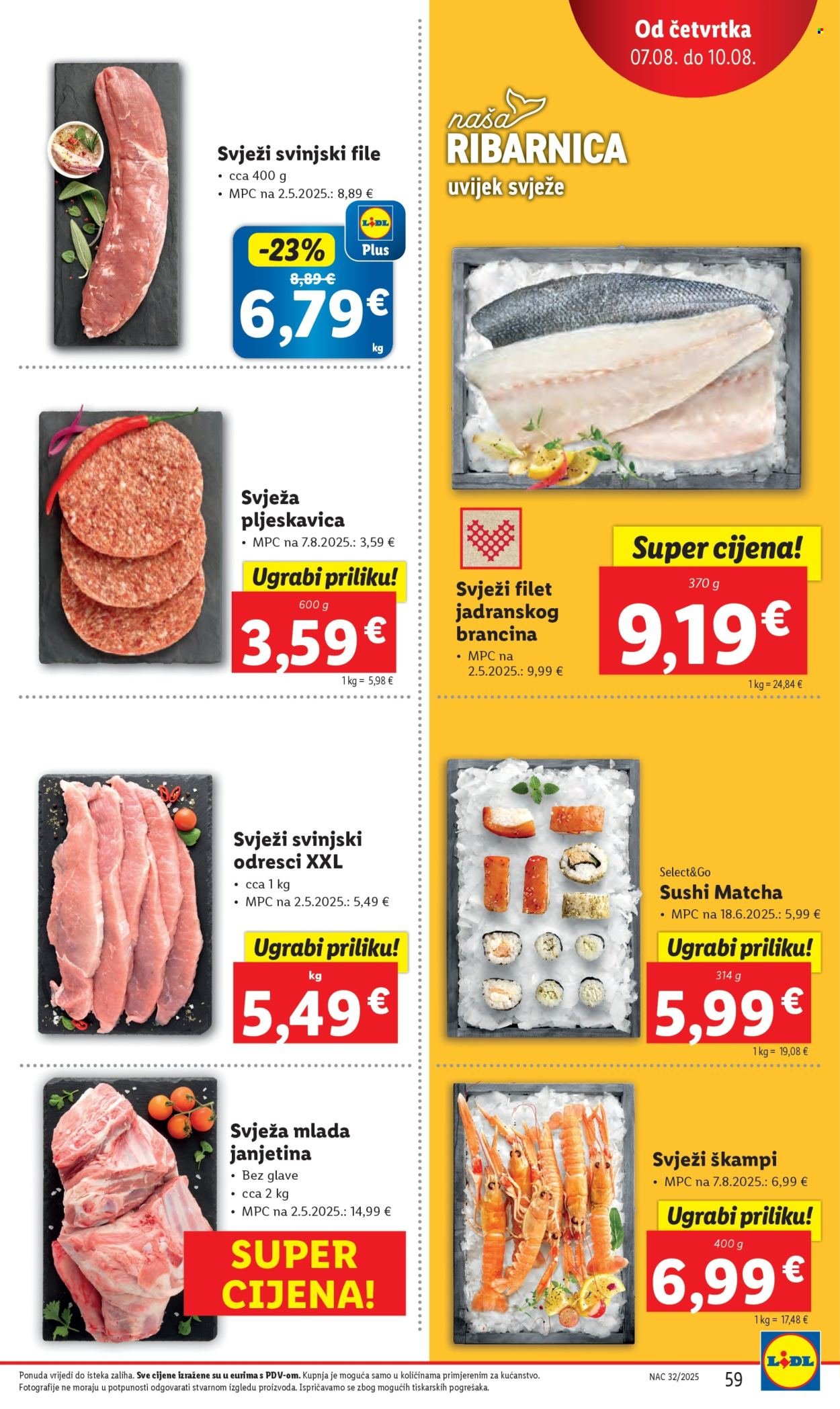 LIDL katalog - Od ponedeljka 04.08.2025.