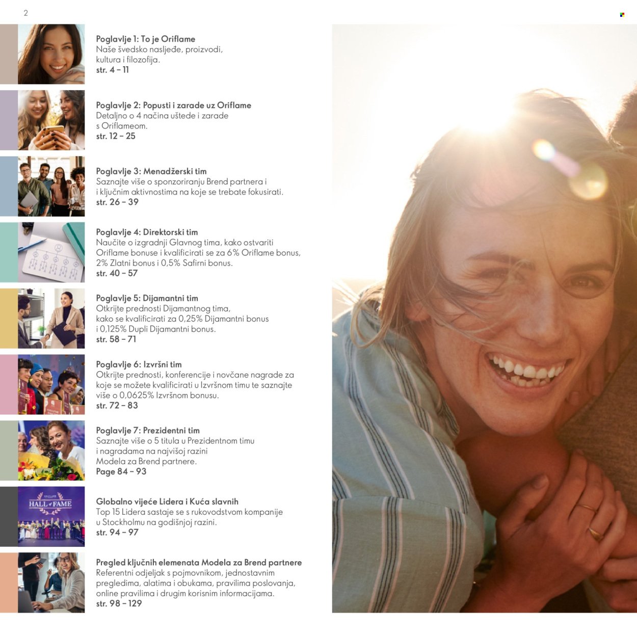 ORIFLAME katalog - Model za Brend