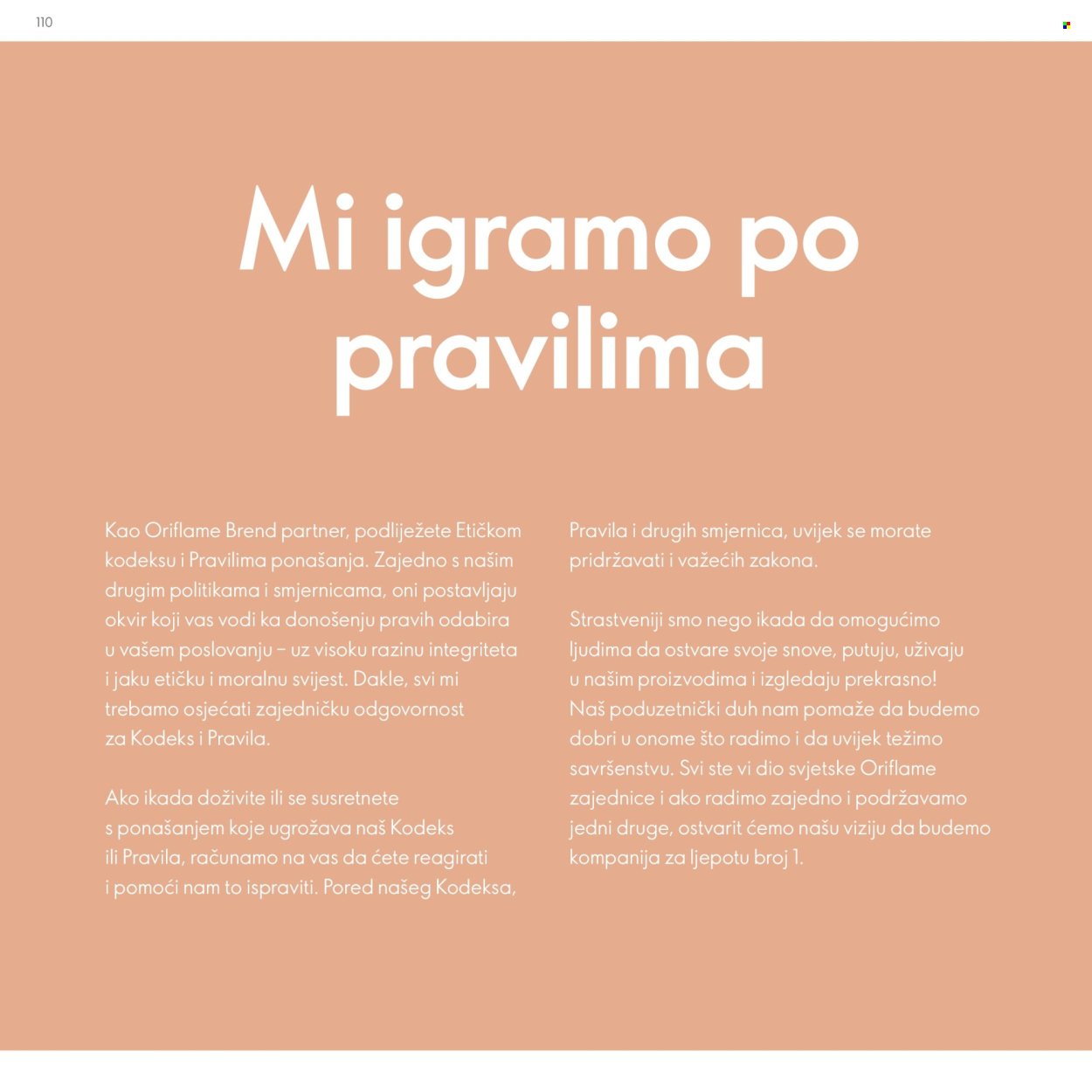 ORIFLAME katalog - Model za Brend