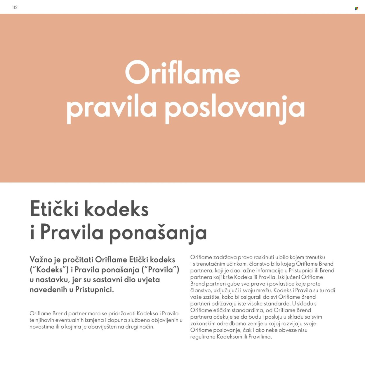 ORIFLAME katalog - Model za Brend