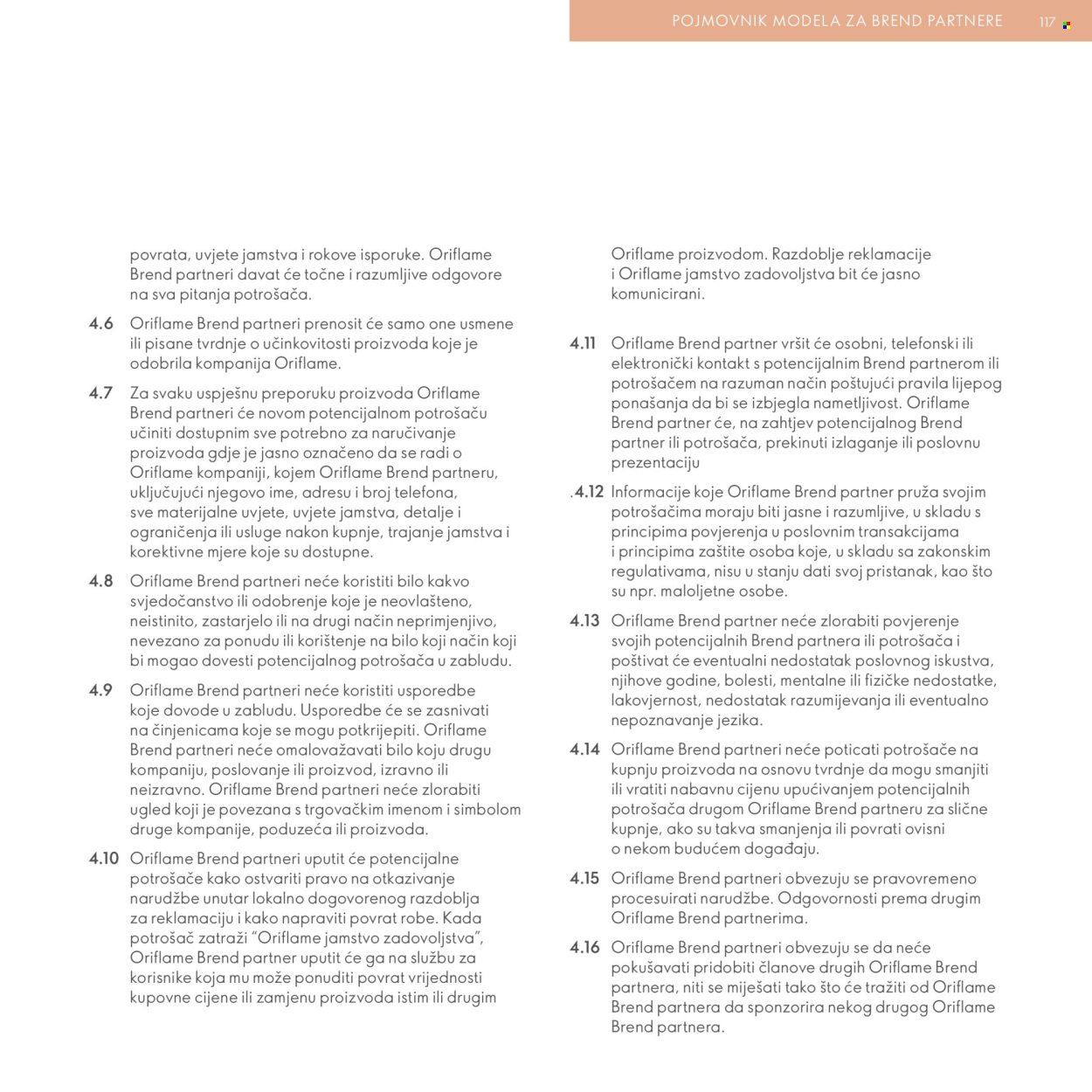 ORIFLAME katalog - Model za Brend