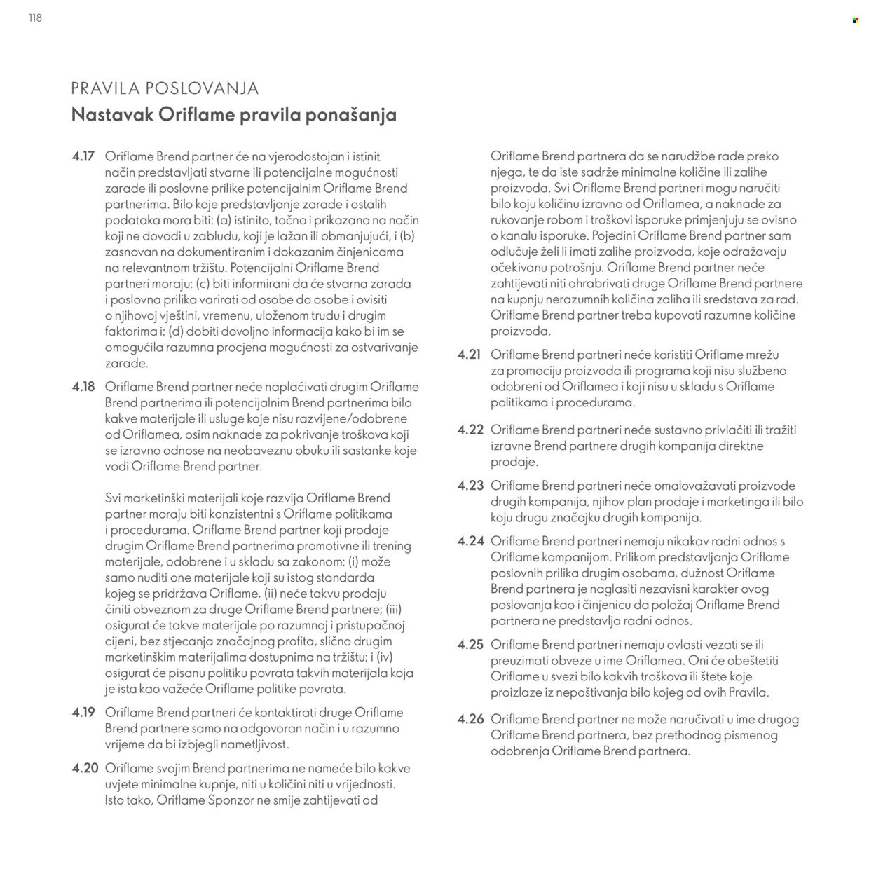 ORIFLAME katalog - Model za Brend