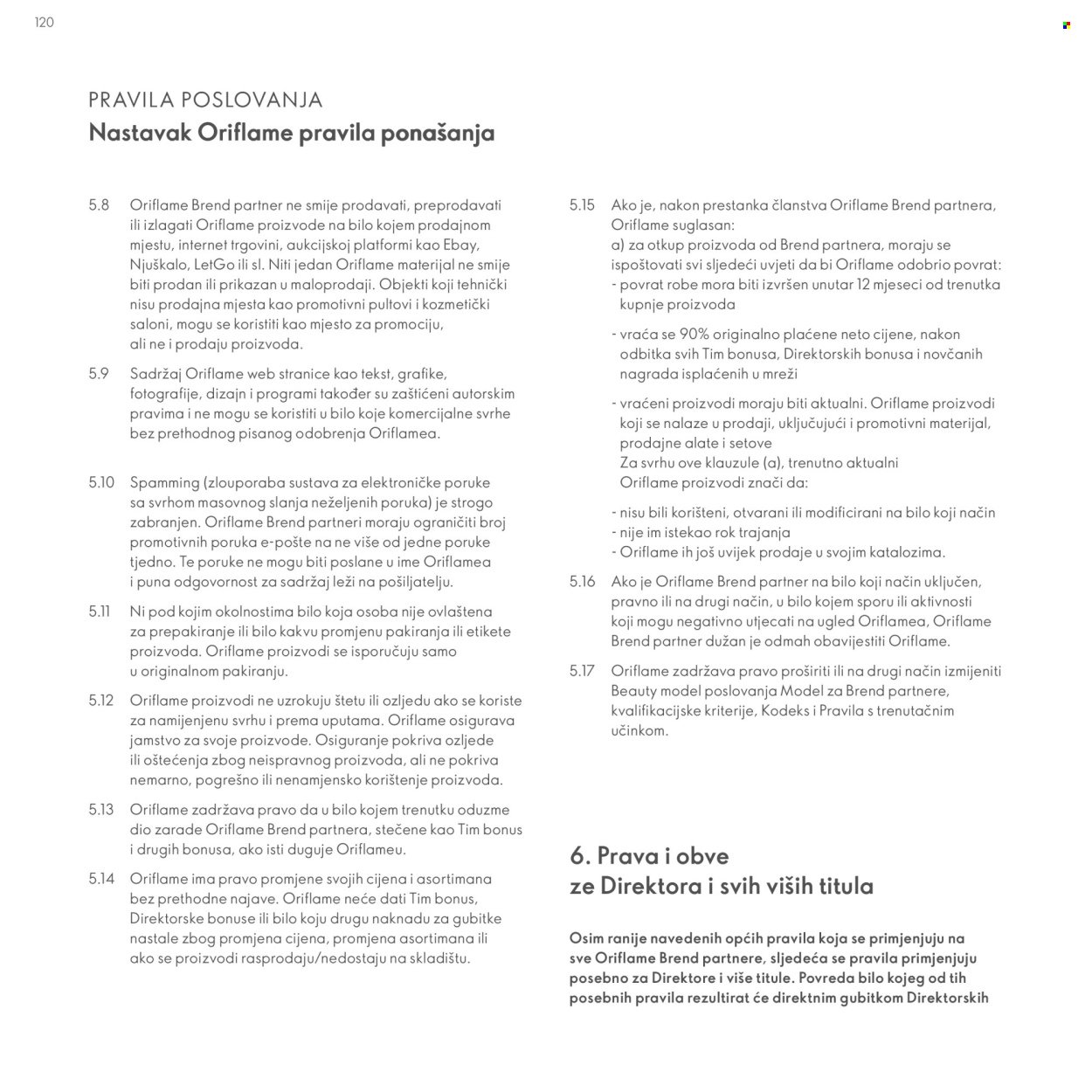 ORIFLAME katalog - Model za Brend