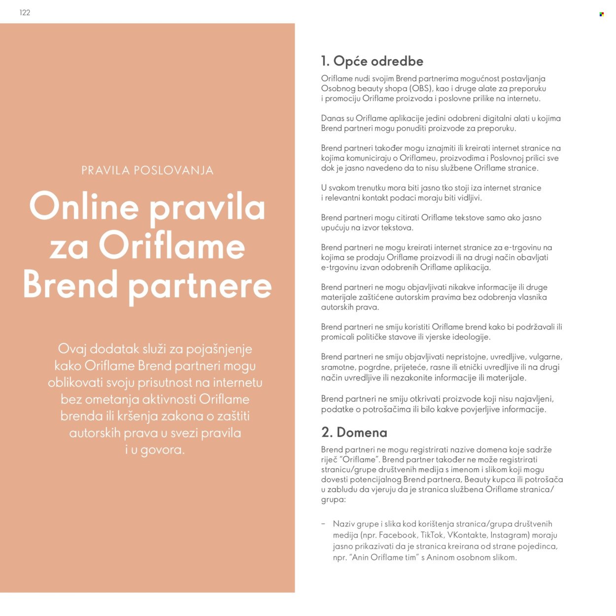 ORIFLAME katalog - Model za Brend