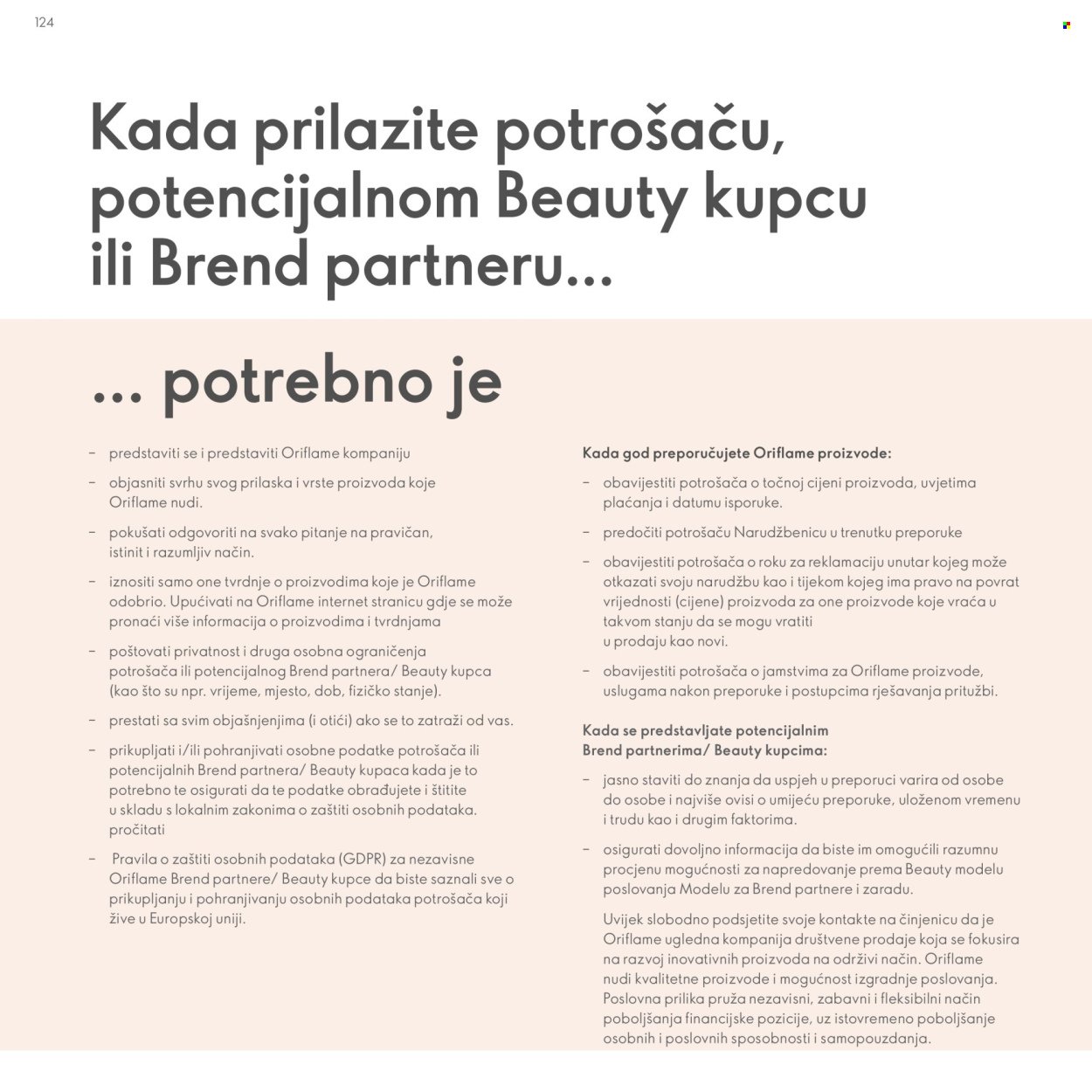 ORIFLAME katalog - Model za Brend