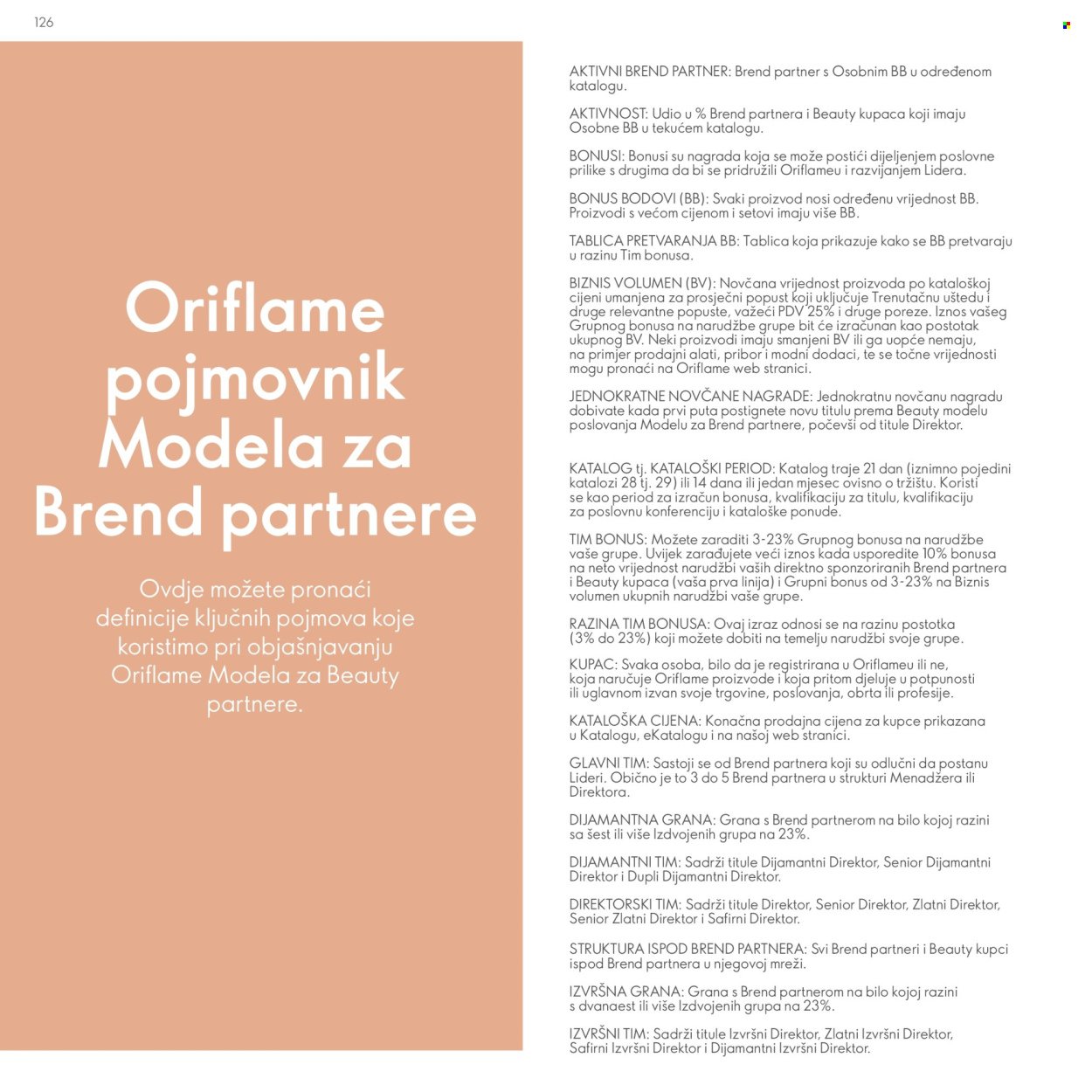 ORIFLAME katalog - Model za Brend