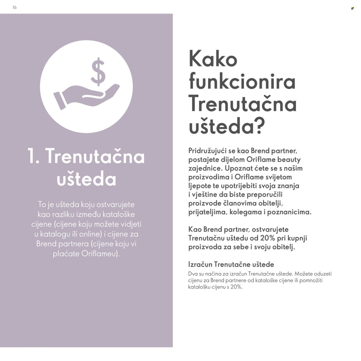 ORIFLAME katalog - Model za Brend