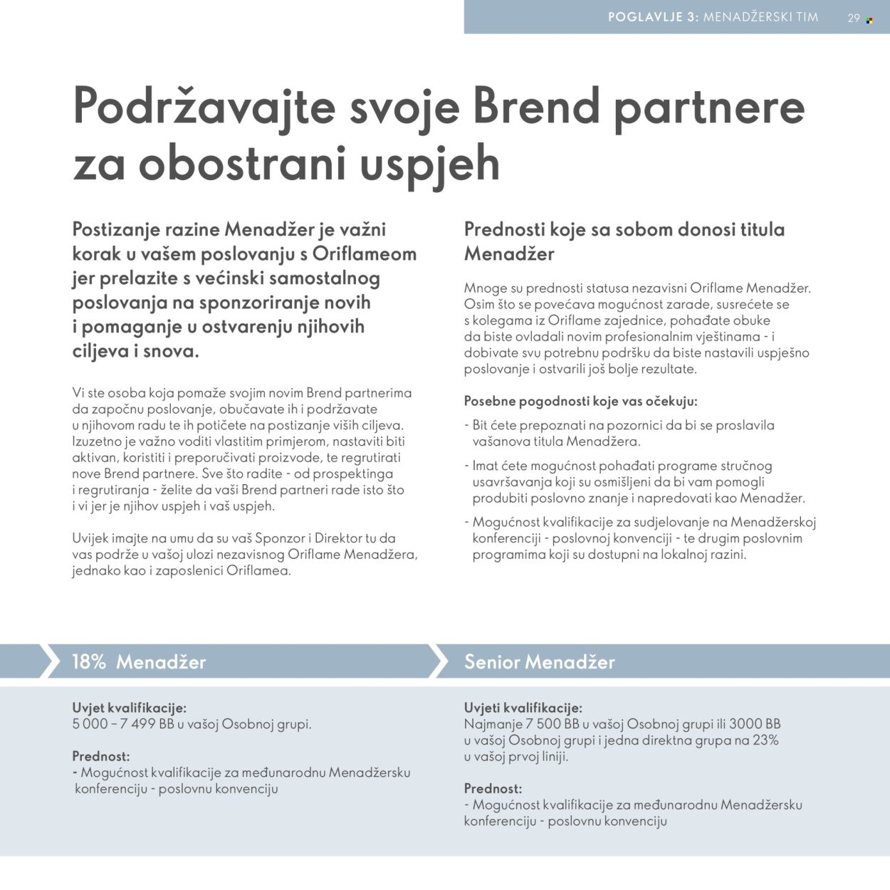 ORIFLAME katalog - Model za Brend