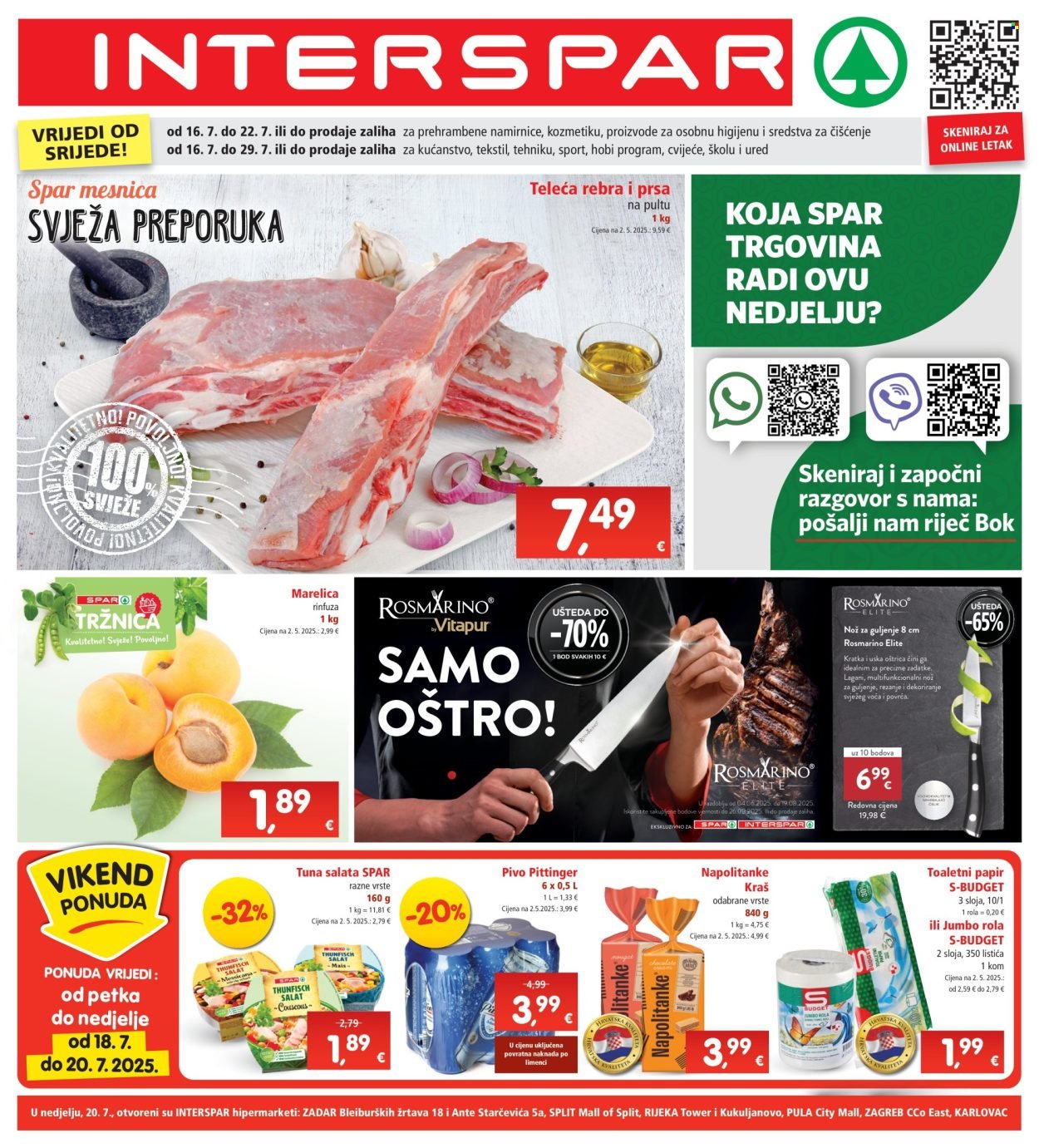 INTERSPAR katalog - Od srijede 16.07.2025.