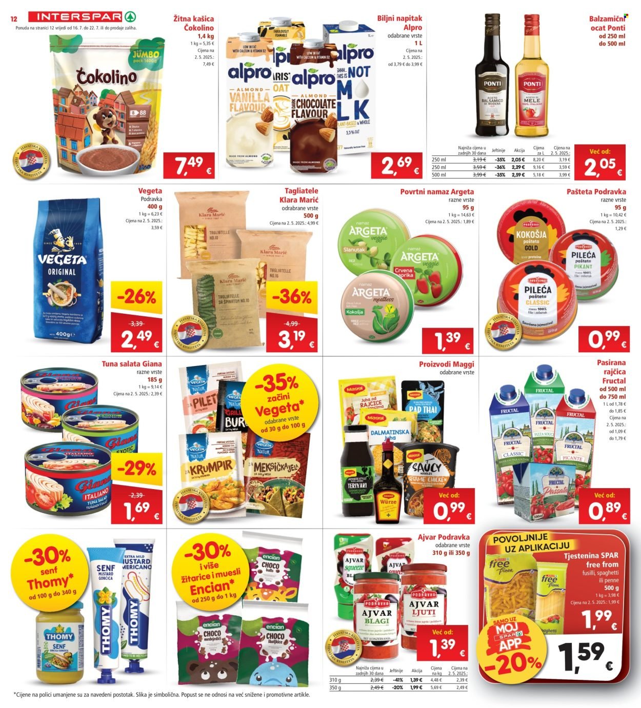 INTERSPAR katalog - Od srijede 16.07.2025.