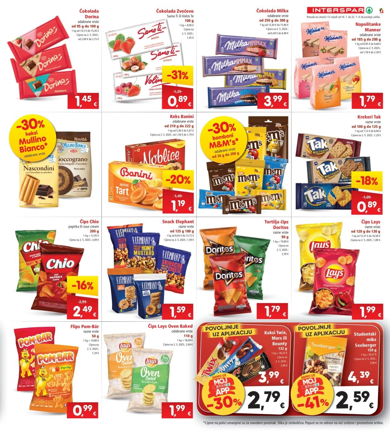 INTERSPAR katalog - Od srijede 16.07.2025.
