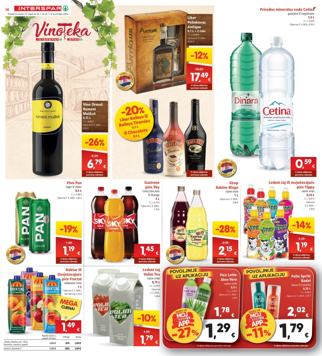 INTERSPAR katalog - Od srijede 16.07.2025.