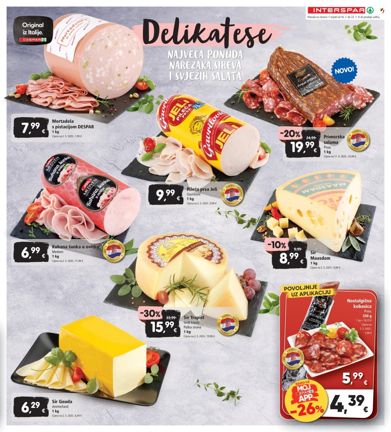 INTERSPAR katalog - Od srijede 16.07.2025.