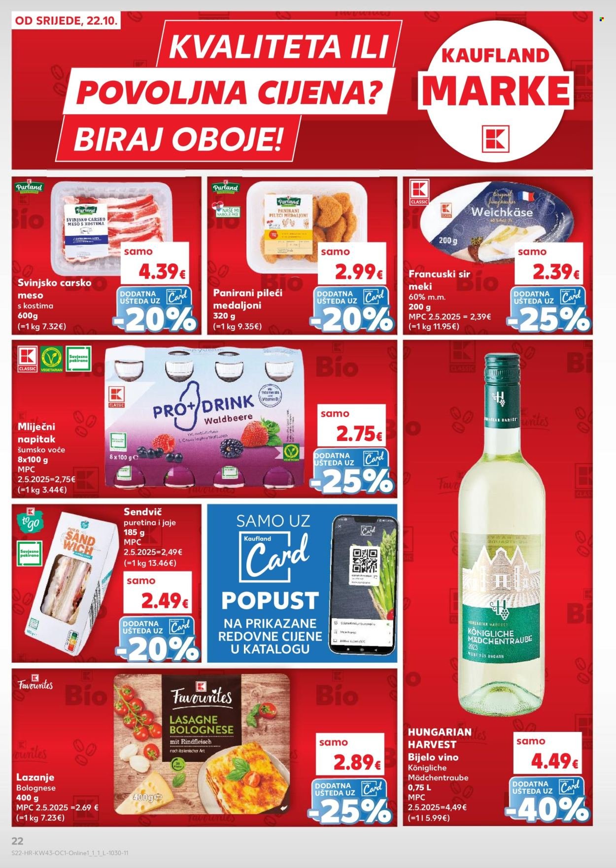KAUFLAND katalog - Od srijede 22.10.2025.