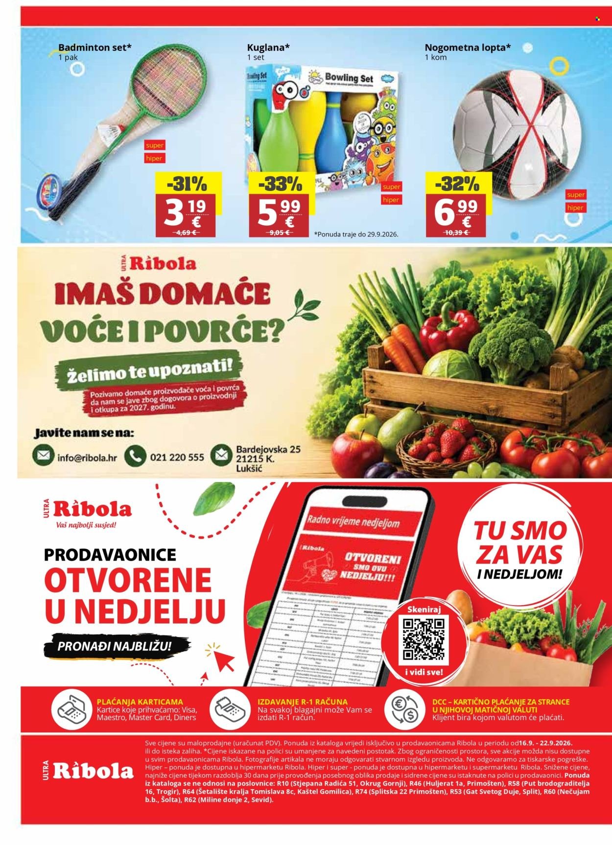 RIBOLA katalog - Od srijede 16.09.2026.