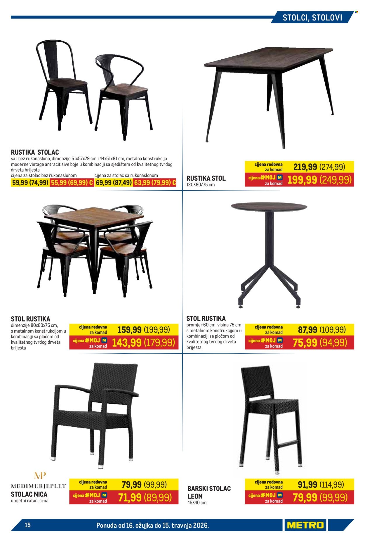 METRO katalog - Sve za terasu