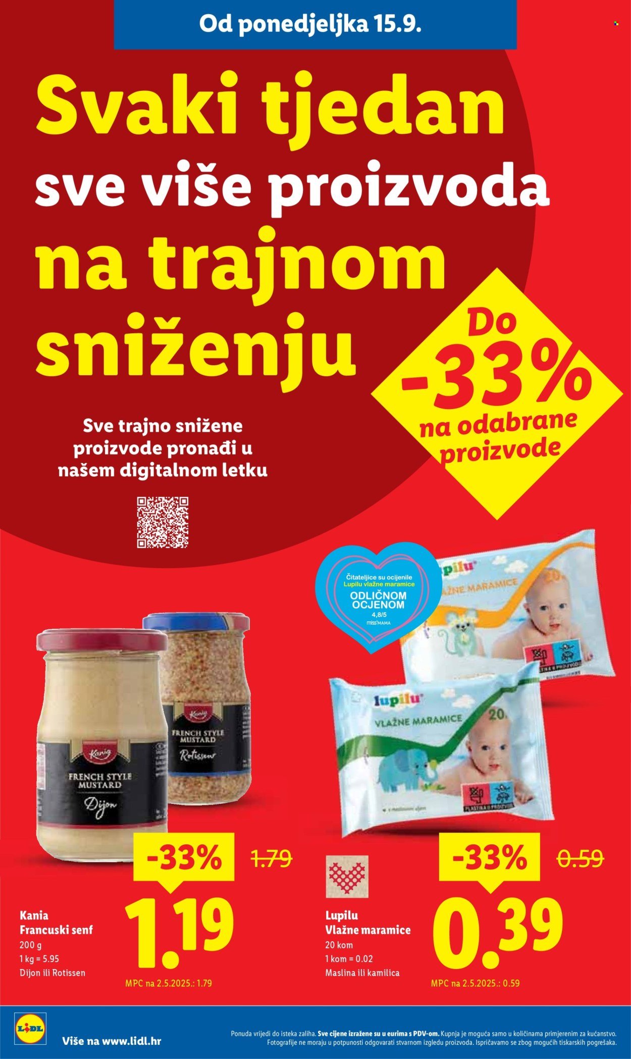 LIDL katalog - Od ponedeljka 15.09.2025.