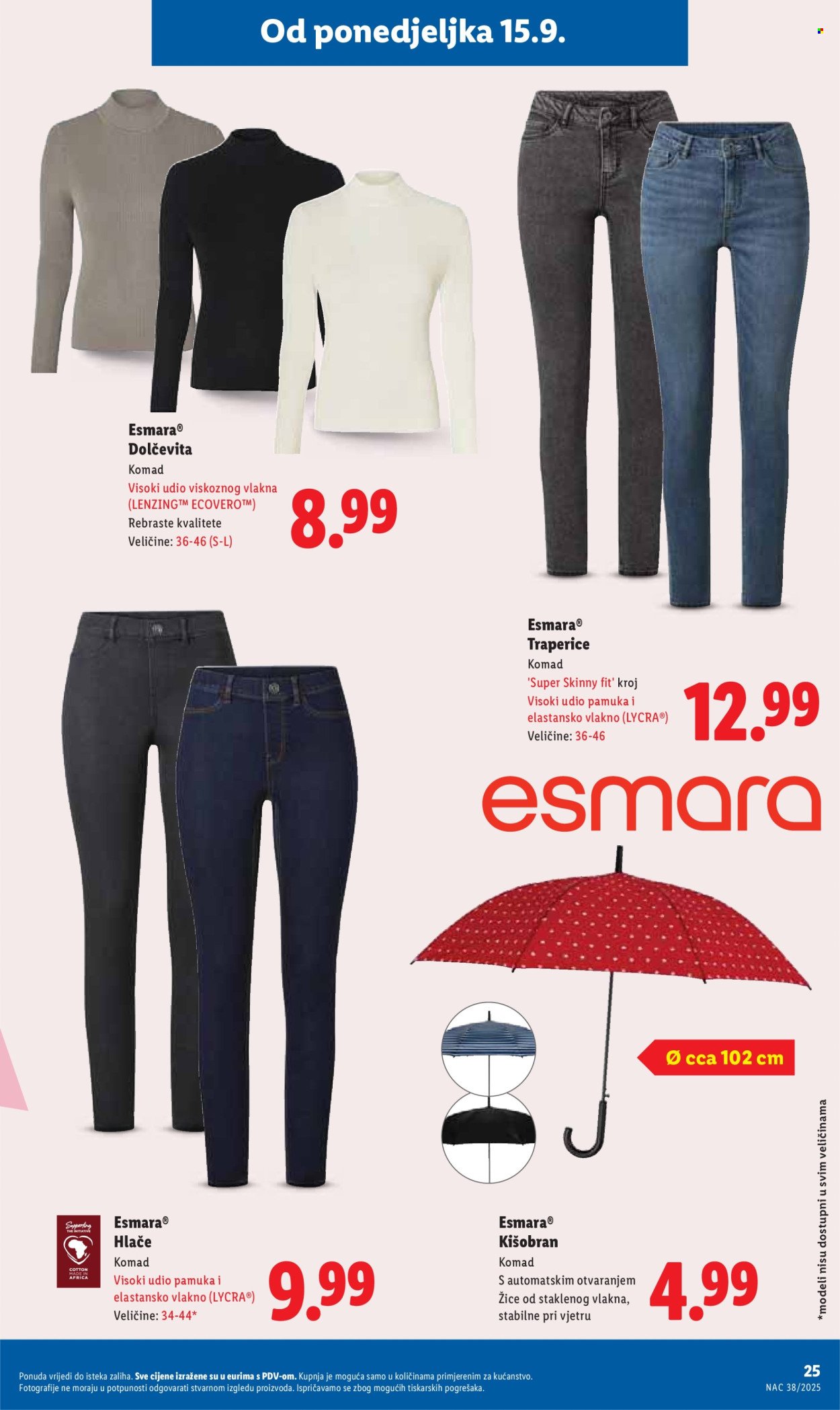 LIDL katalog - Od ponedeljka 15.09.2025.