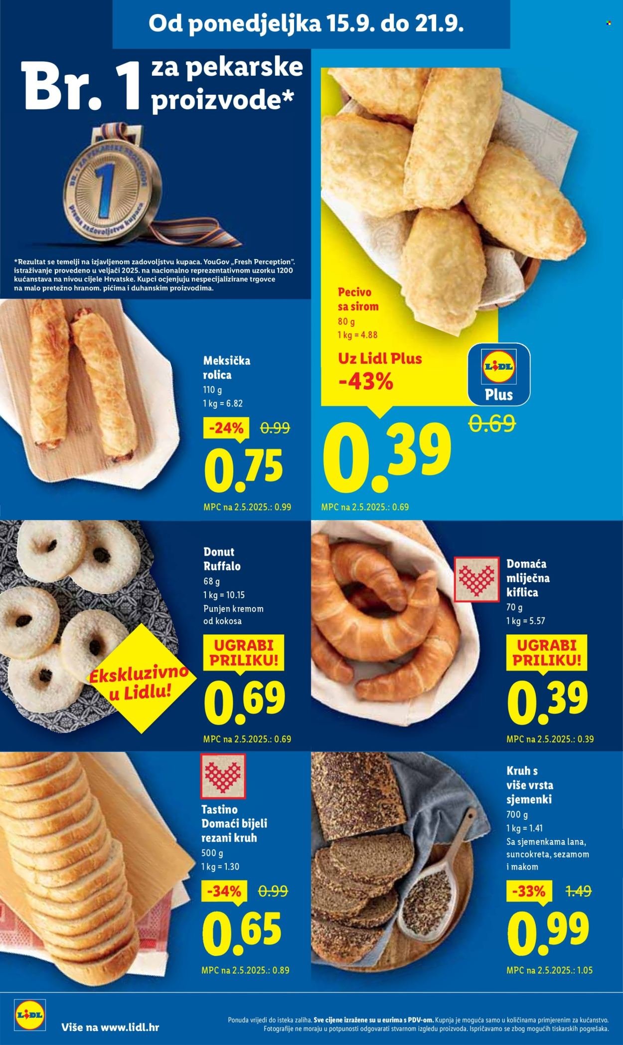 LIDL katalog - Od ponedeljka 15.09.2025.