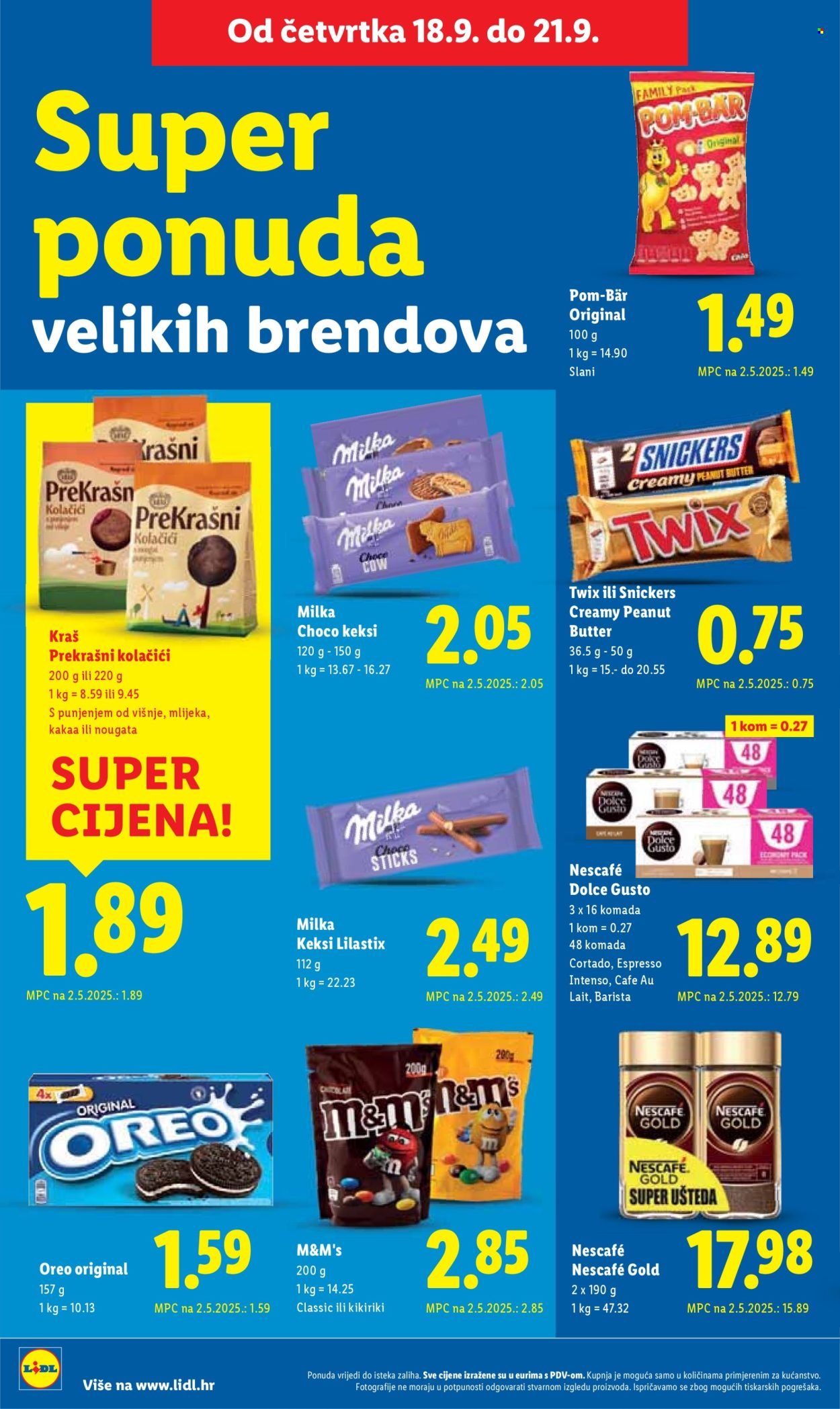 LIDL katalog - Od ponedeljka 15.09.2025.