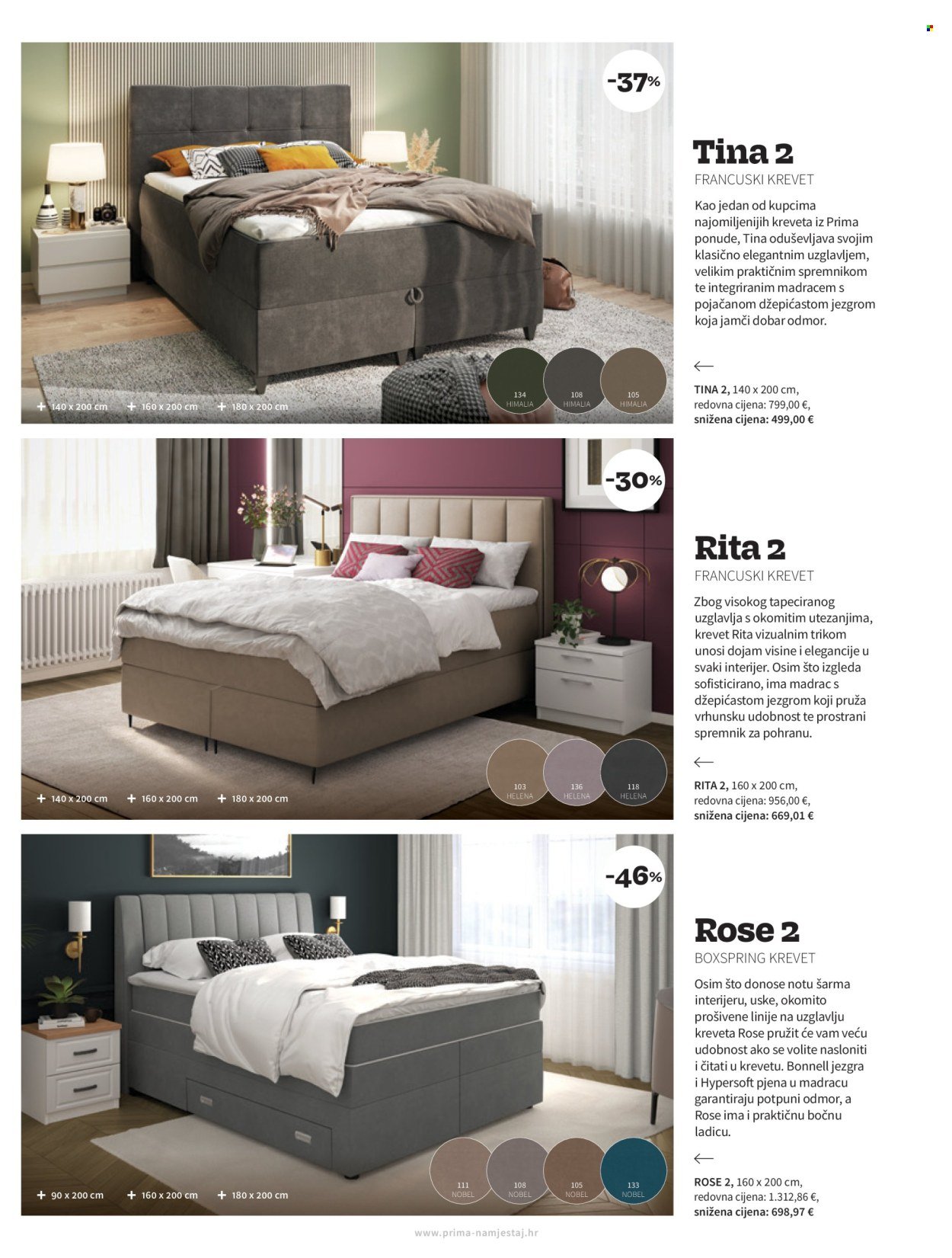 PRIMA katalog - Letak Spavanje rujan 2025.